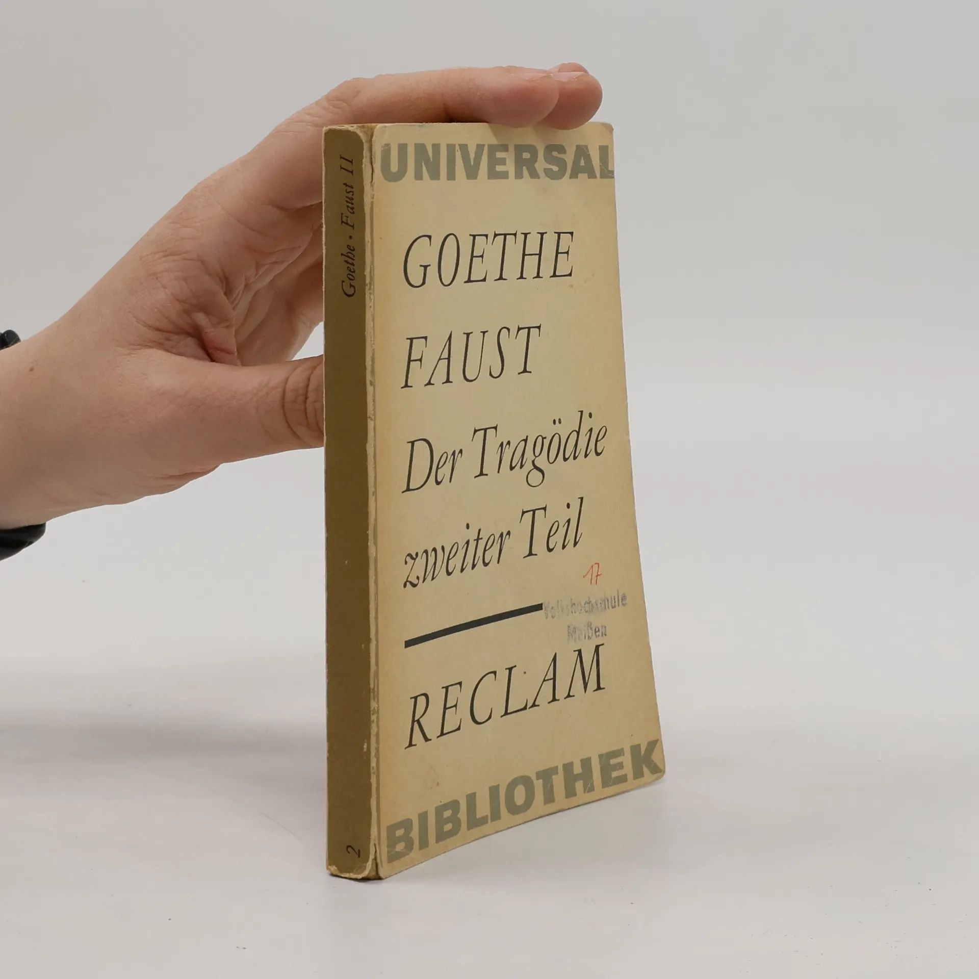 Der Tragödie. Zweiter Teil | Kniha | pevná | Goethe Faust | DE