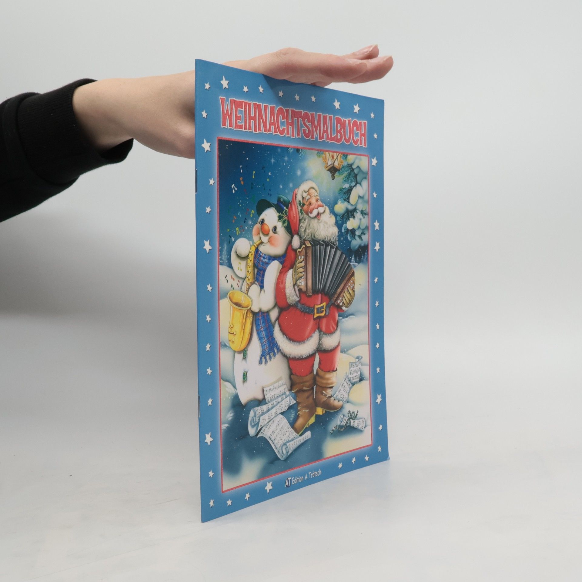 kolektiv Weihnachts-Malbuch mit Glitzer