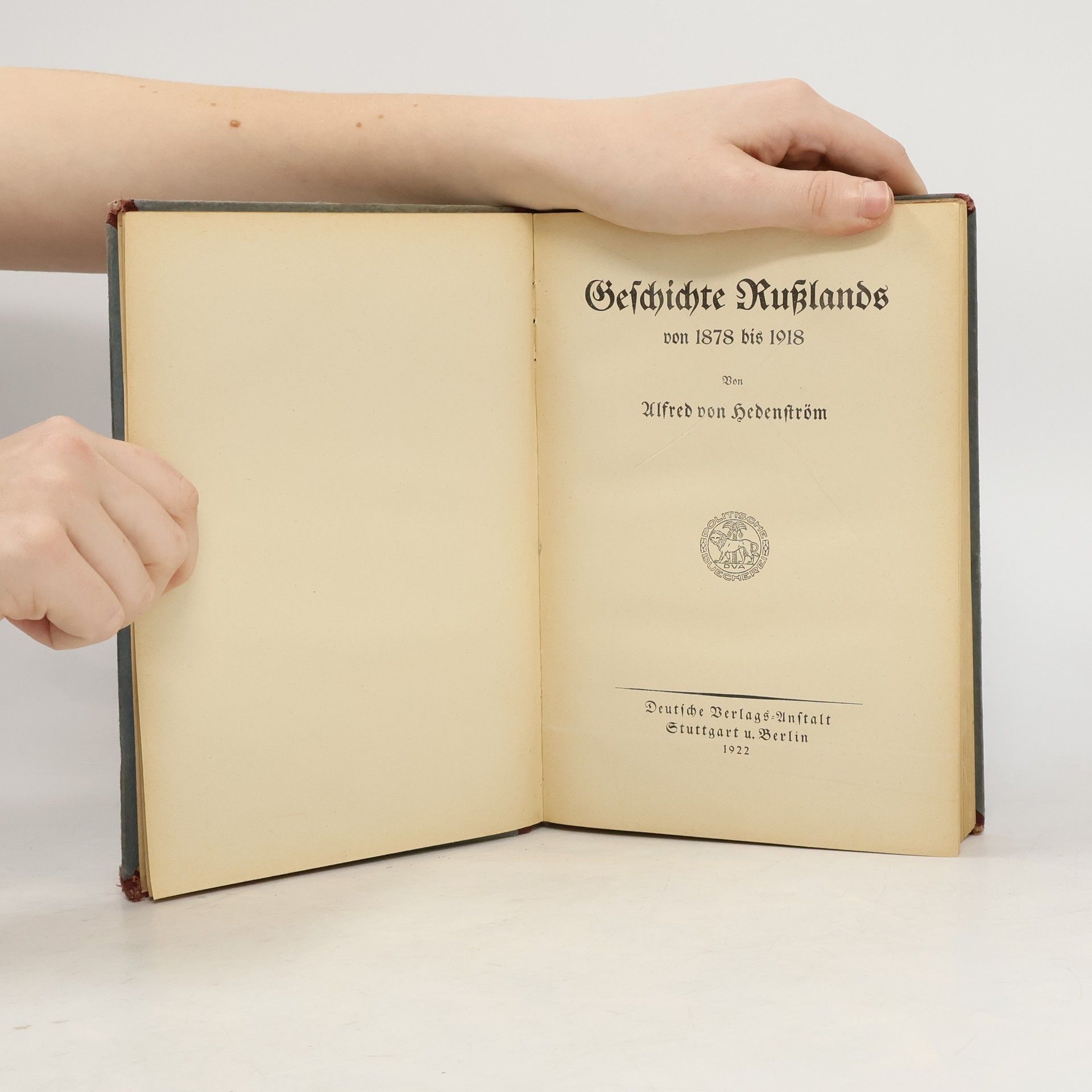 Alfred von Hedenström Geschichte Rußlands