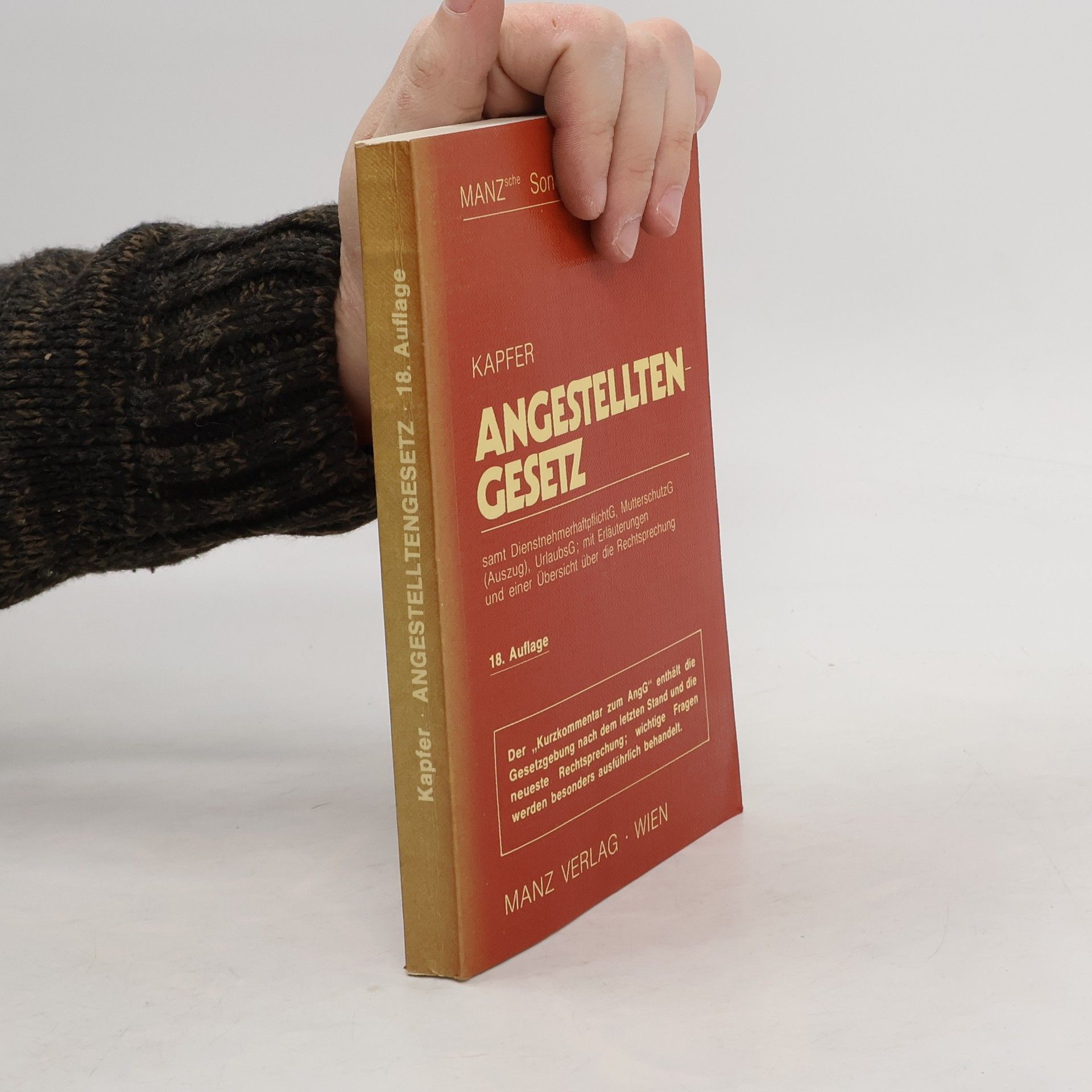 Hans Kapfer Angestelltengesetz