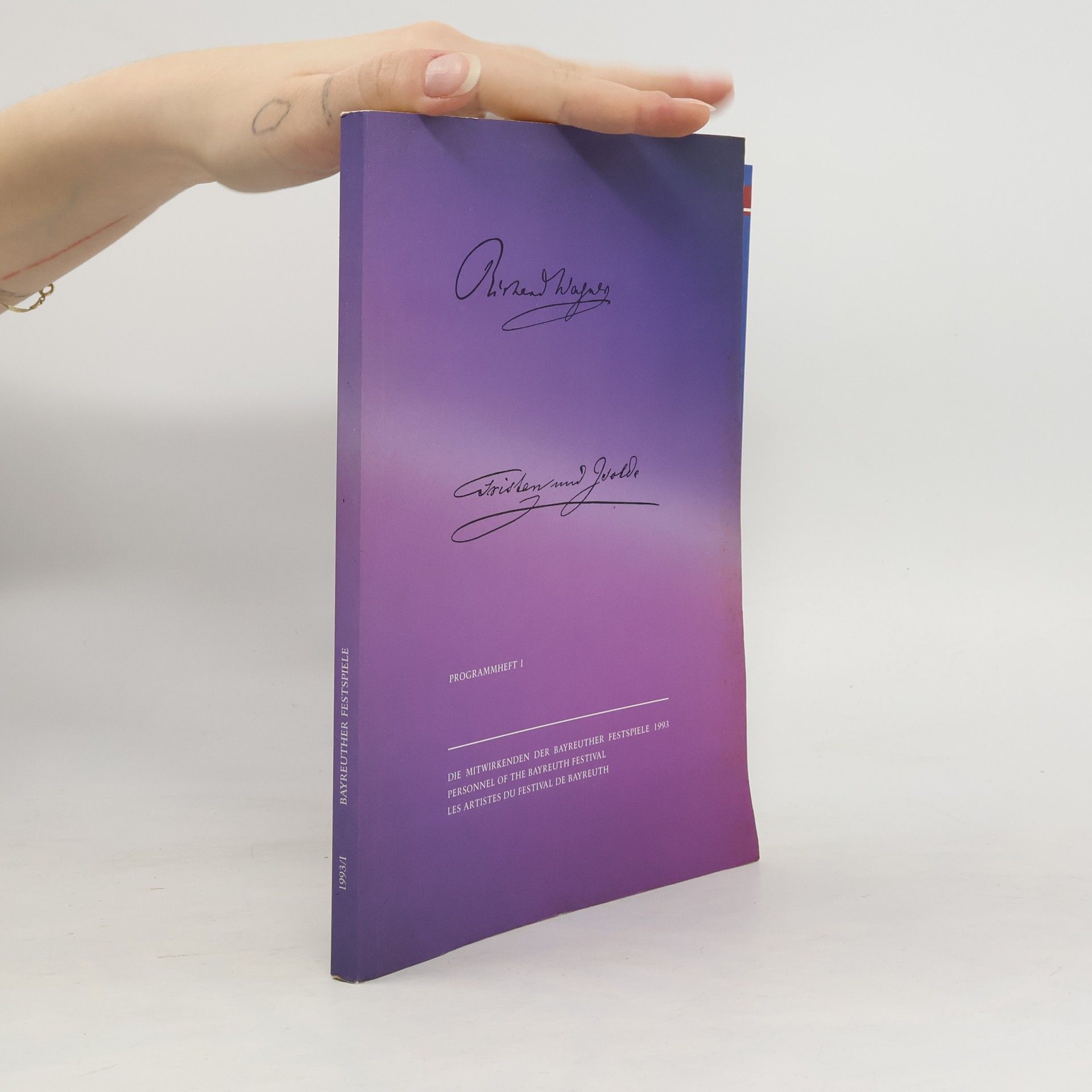 Collectif d'auteurs Tristan und Isolde. Programmheft 1