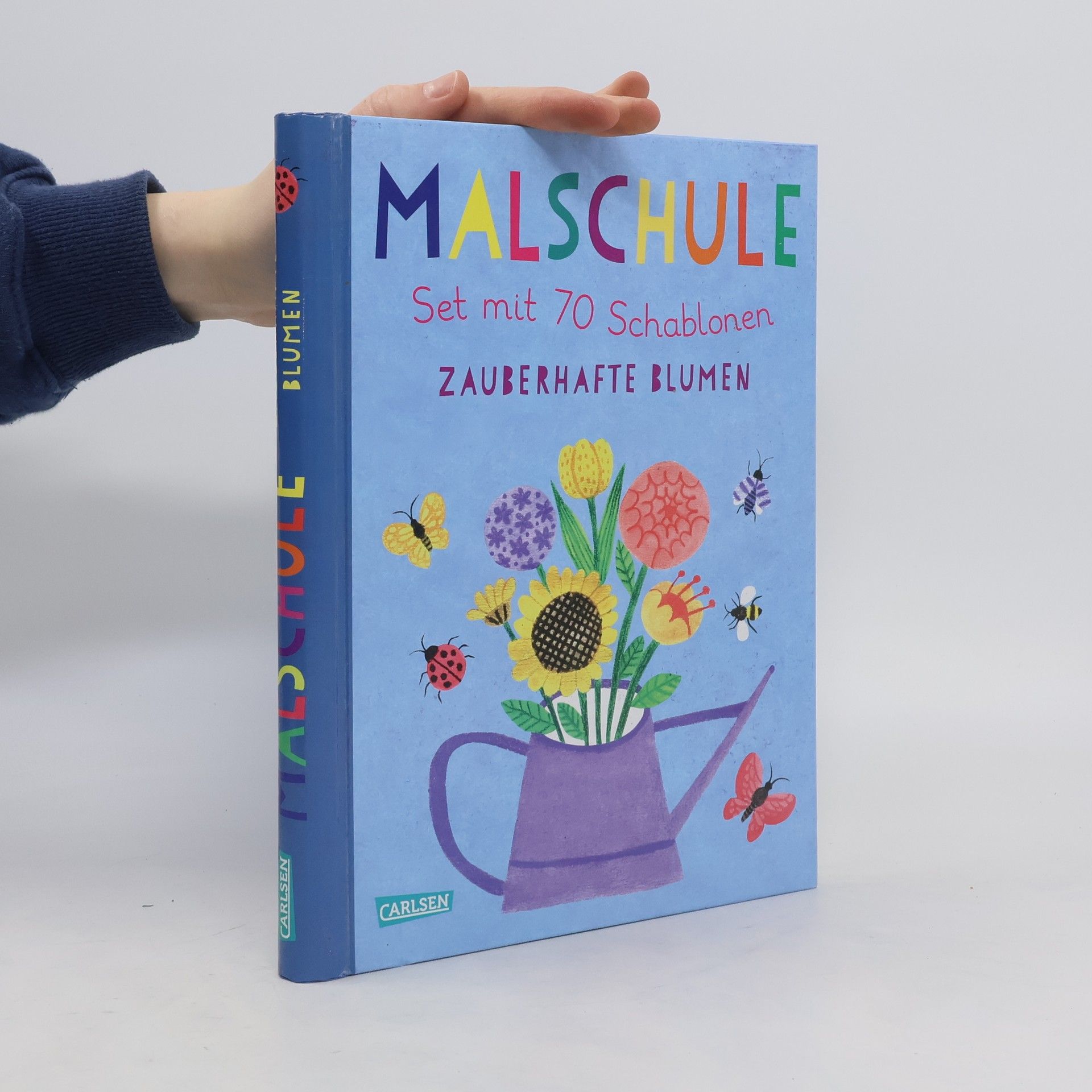 Anton Poitier Malschule. Set mit 70 Schablonen. Zauberhafte Blumen