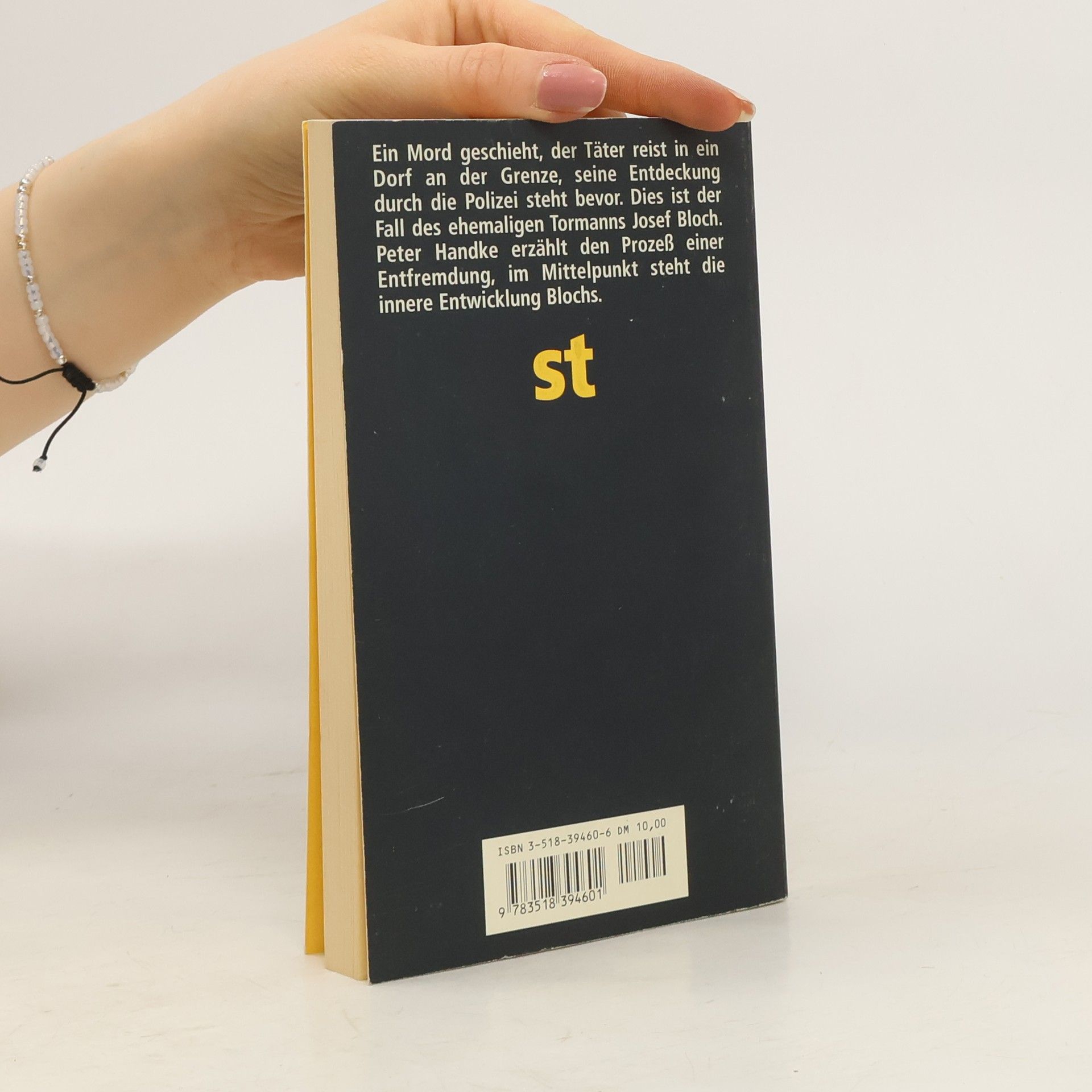 Peter Handke Die Angst des Tormanns beim Elfmeter