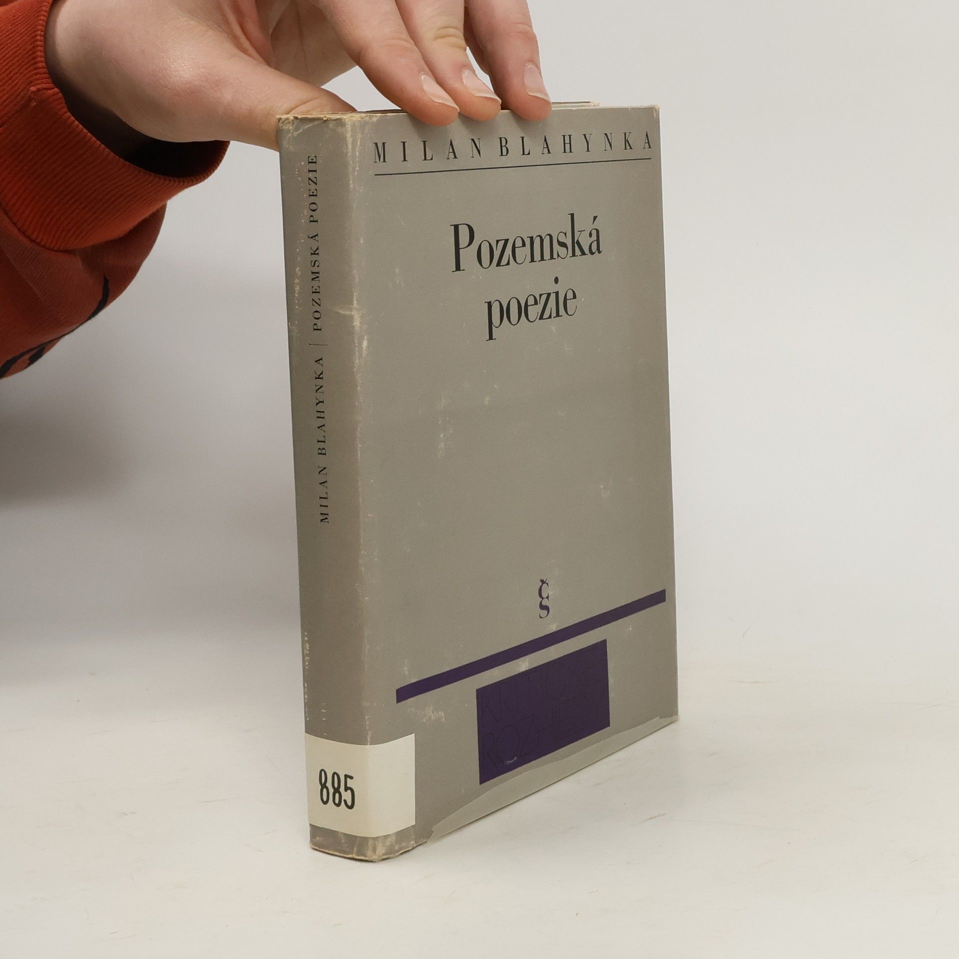 Milan Blahynka Pozemská poezie: Kapitoly k české poezii (1945-1975)