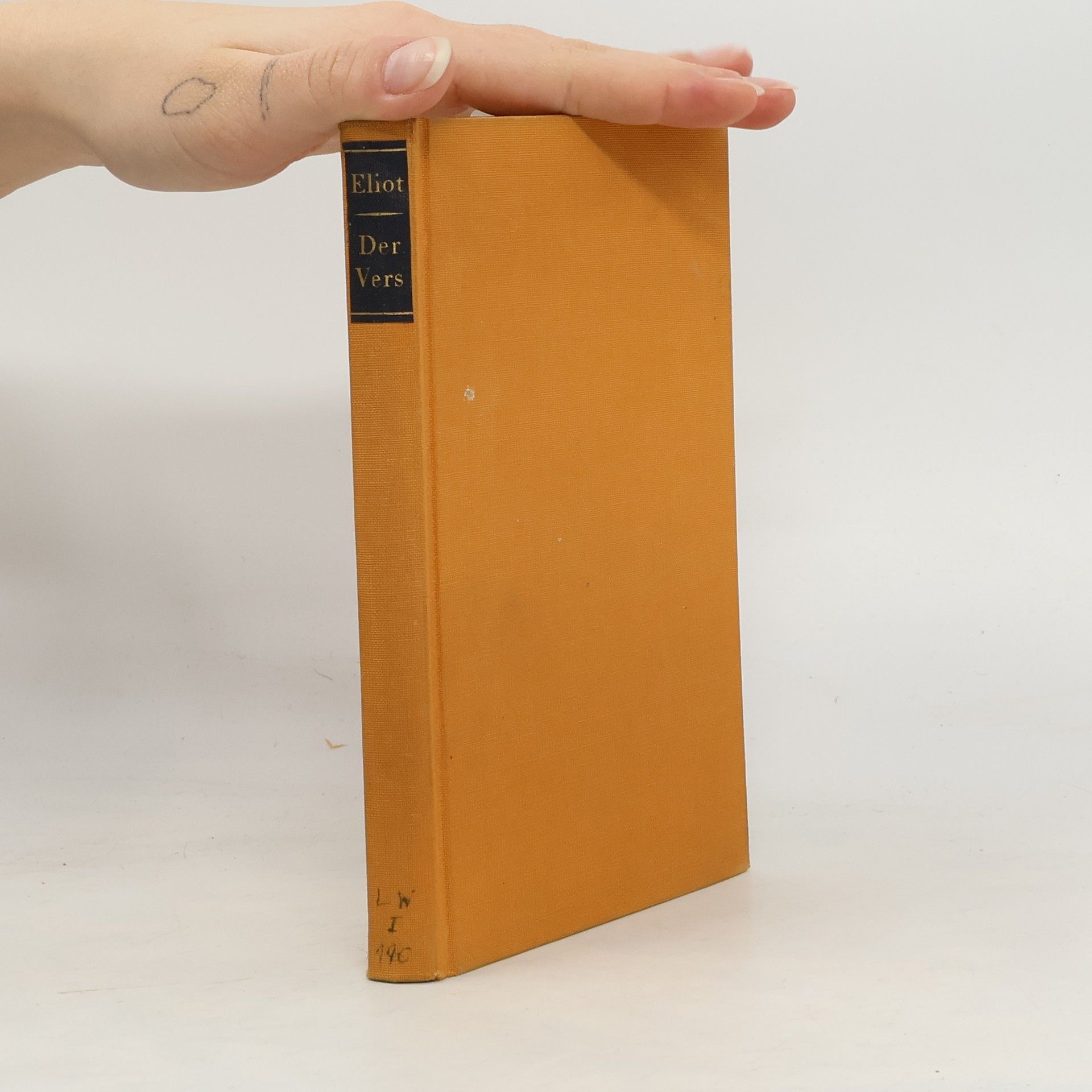 Thomas Stearns Eliot Der Vers