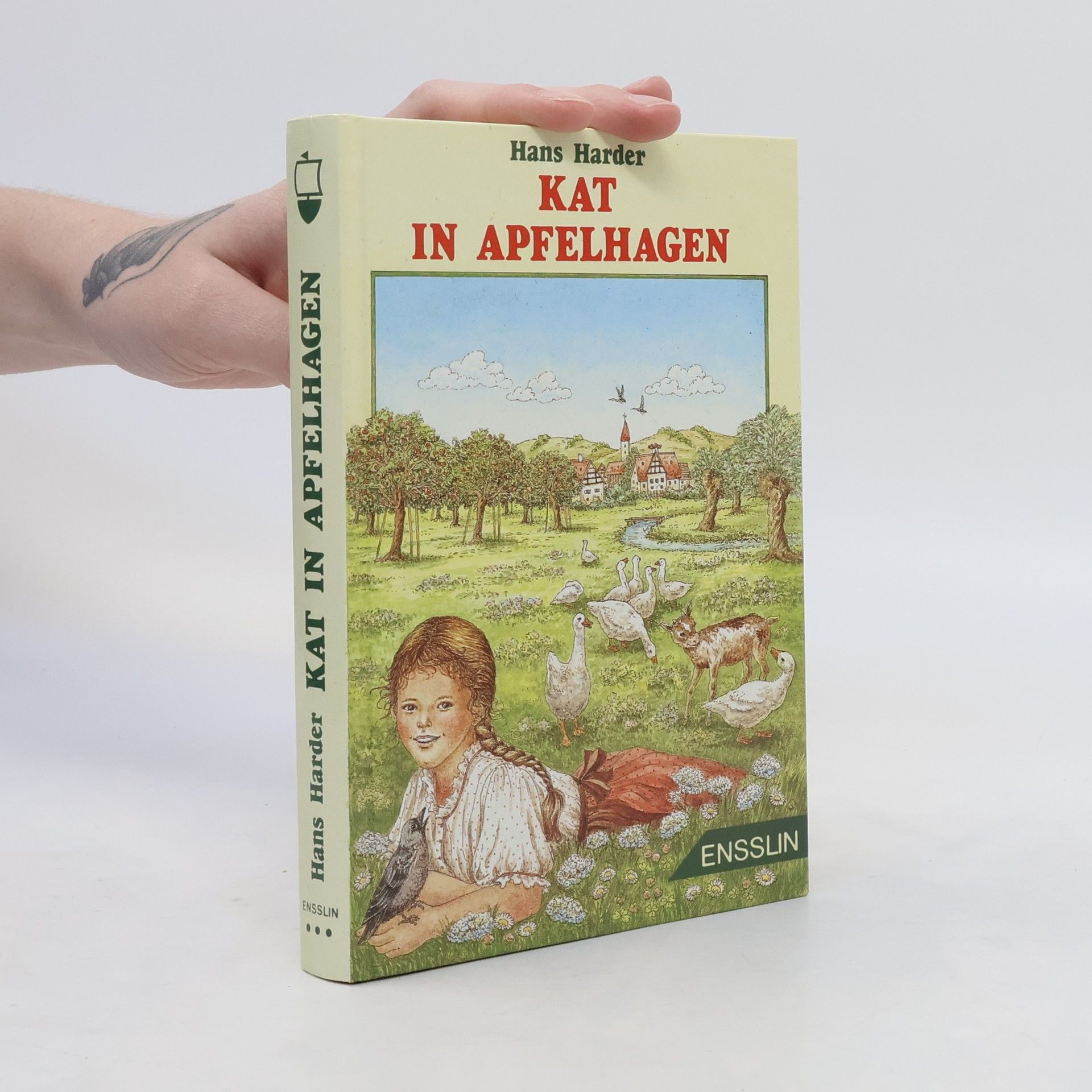 Hans Harder Kat in Apfelhagen