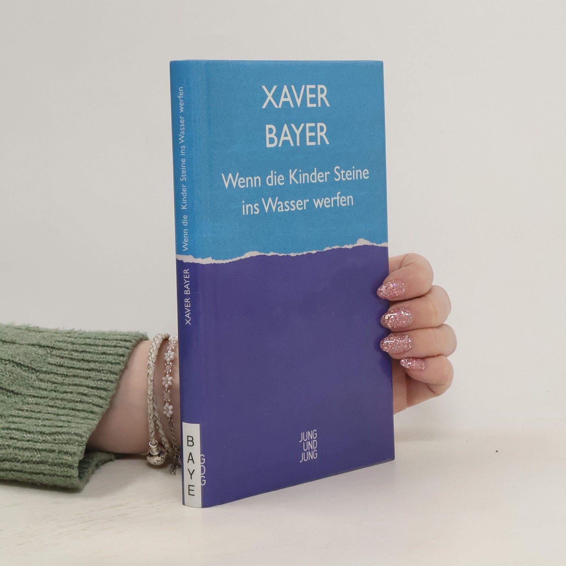 Xaver Bayer Wenn die Kinder Steine ins Wasser werfen