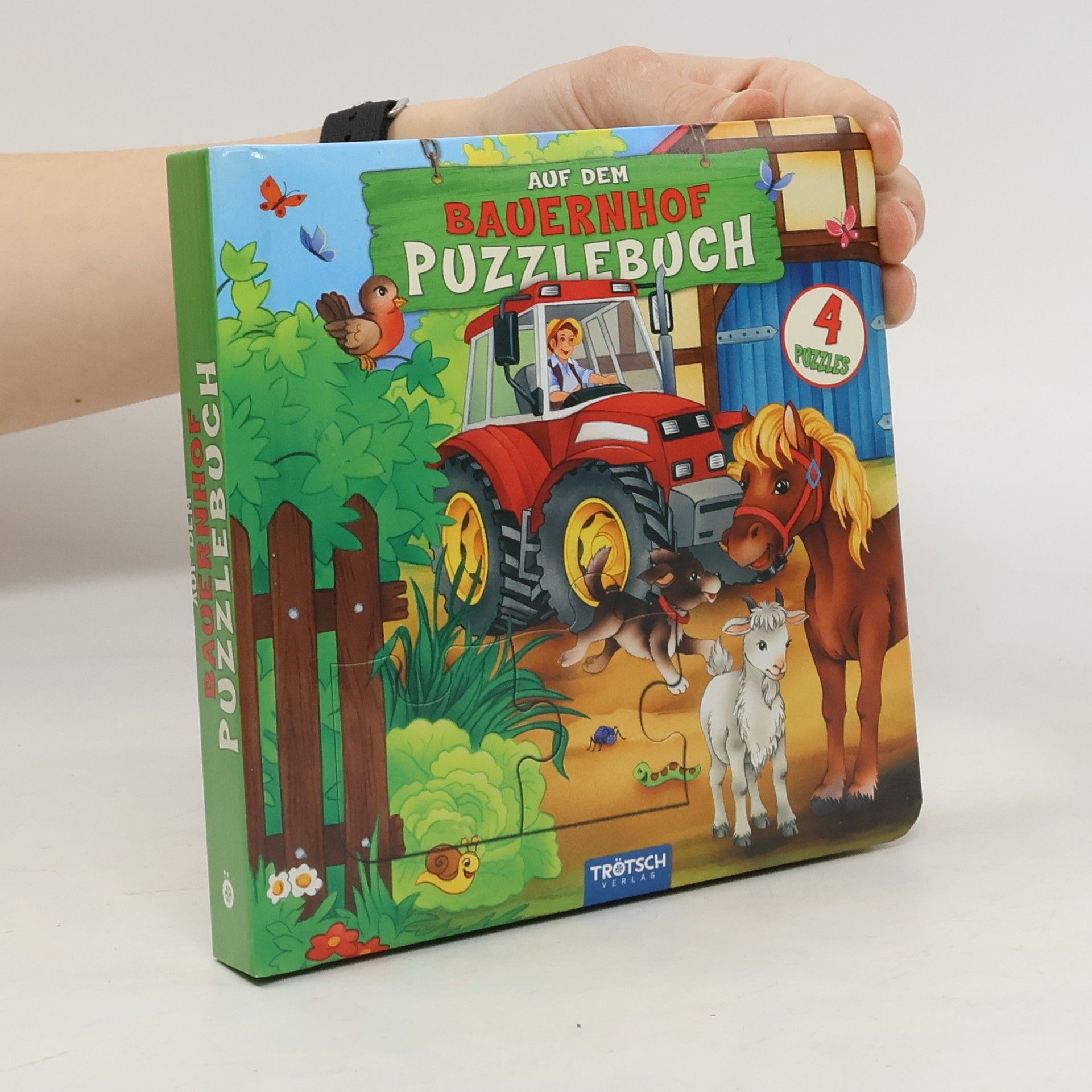 Trötsch Verlag Trötsch Puzzlebuch mit 4 Puzzle Bauernhof