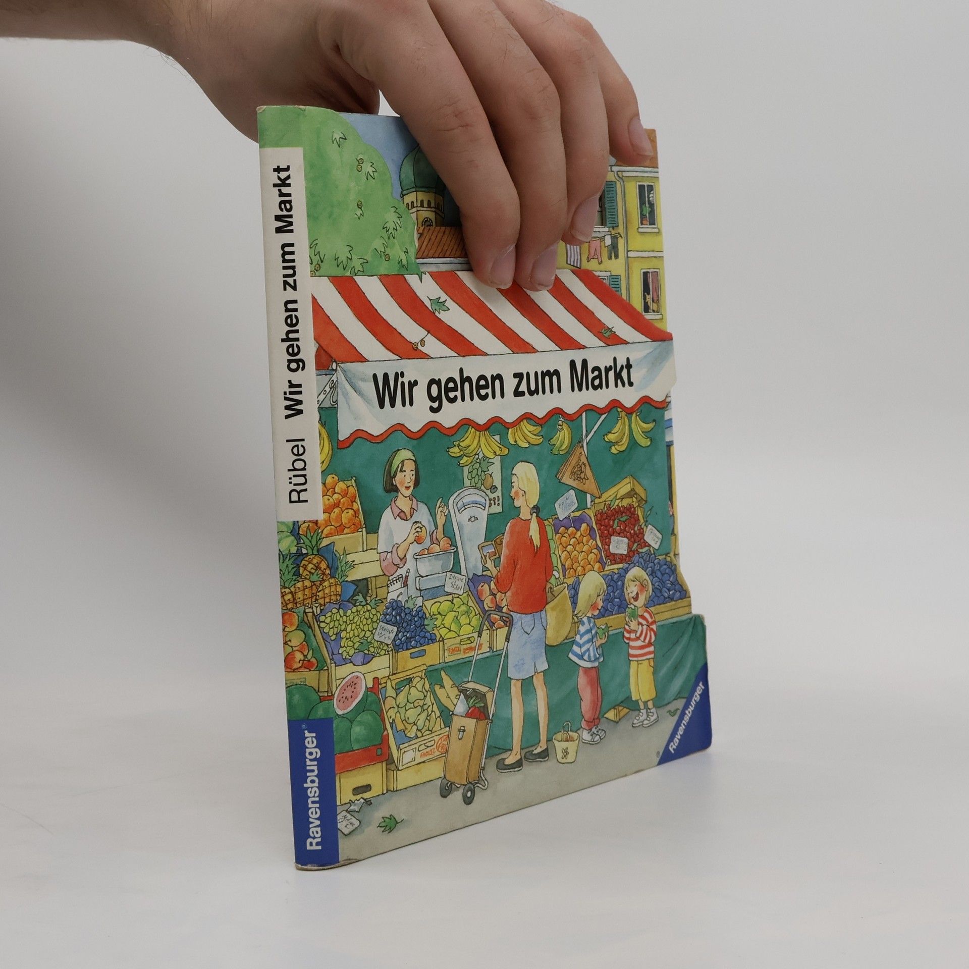 Doris Rübel Wir gehen zum Markt. Kulissenbilderbuch.