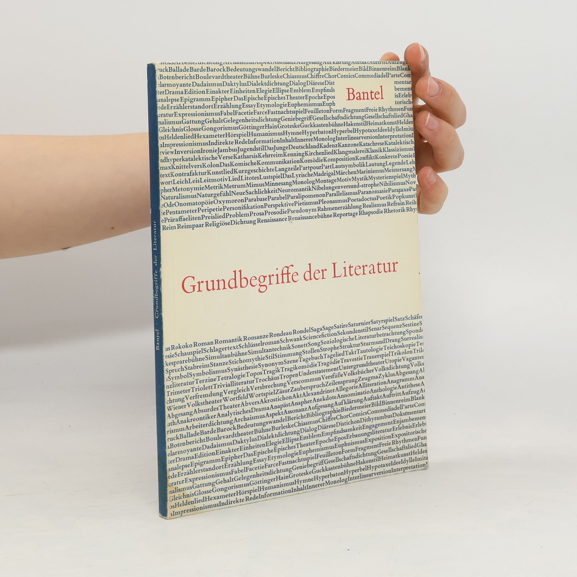 Otto Bantel Grundbegriffe der Literatur