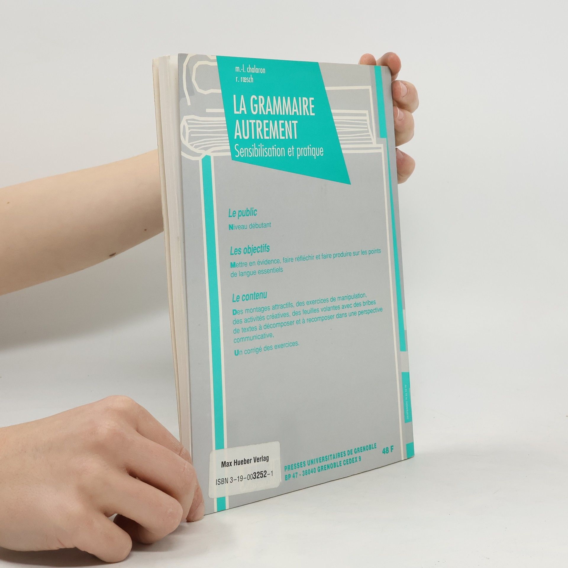 Marie-Laure Chalaron La grammaire autrement