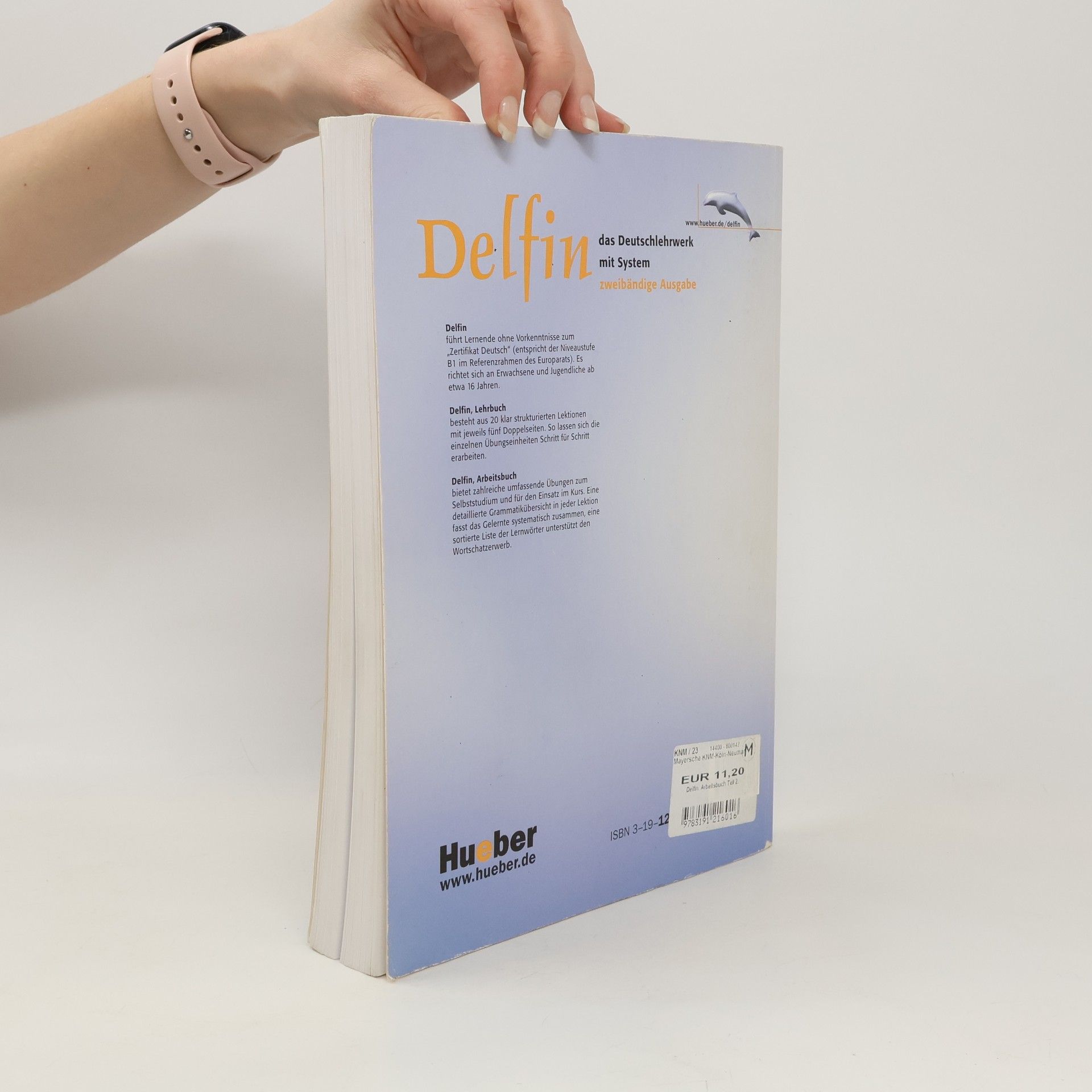 Hartmut Aufderstrasse Delfin : Lehrwerk für Deutsch als Fremdsprache : Arbeitsbuch. Teil 2, Lektionen 11-20