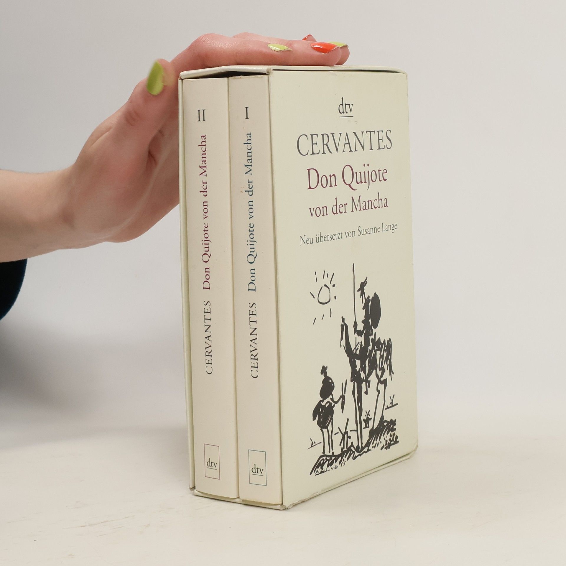 Susanne Lange Don Quijote von der Mancha I-II (2 svazky v boxu)