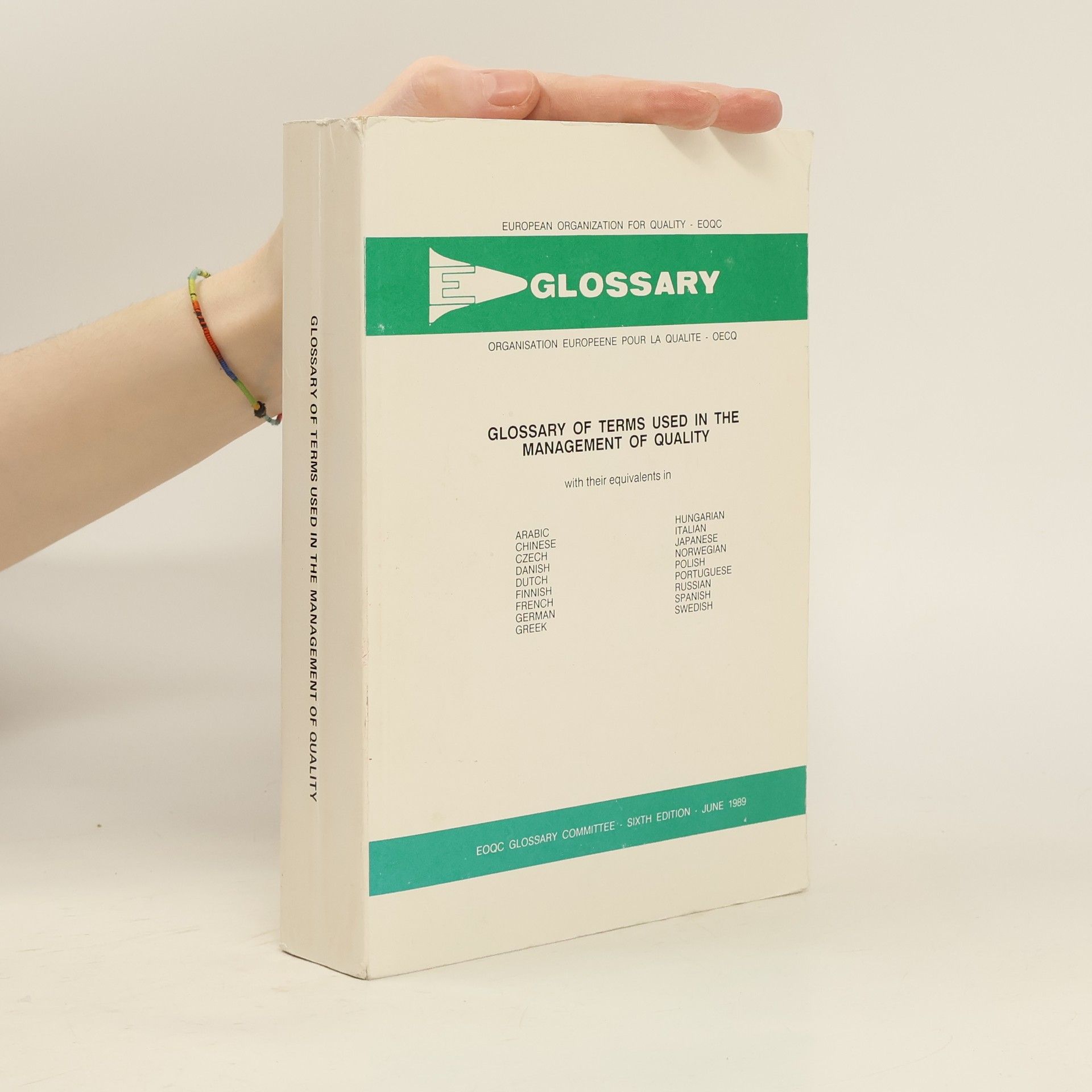 Judith Hofer Glossary of Terms Used in the Management of Quality