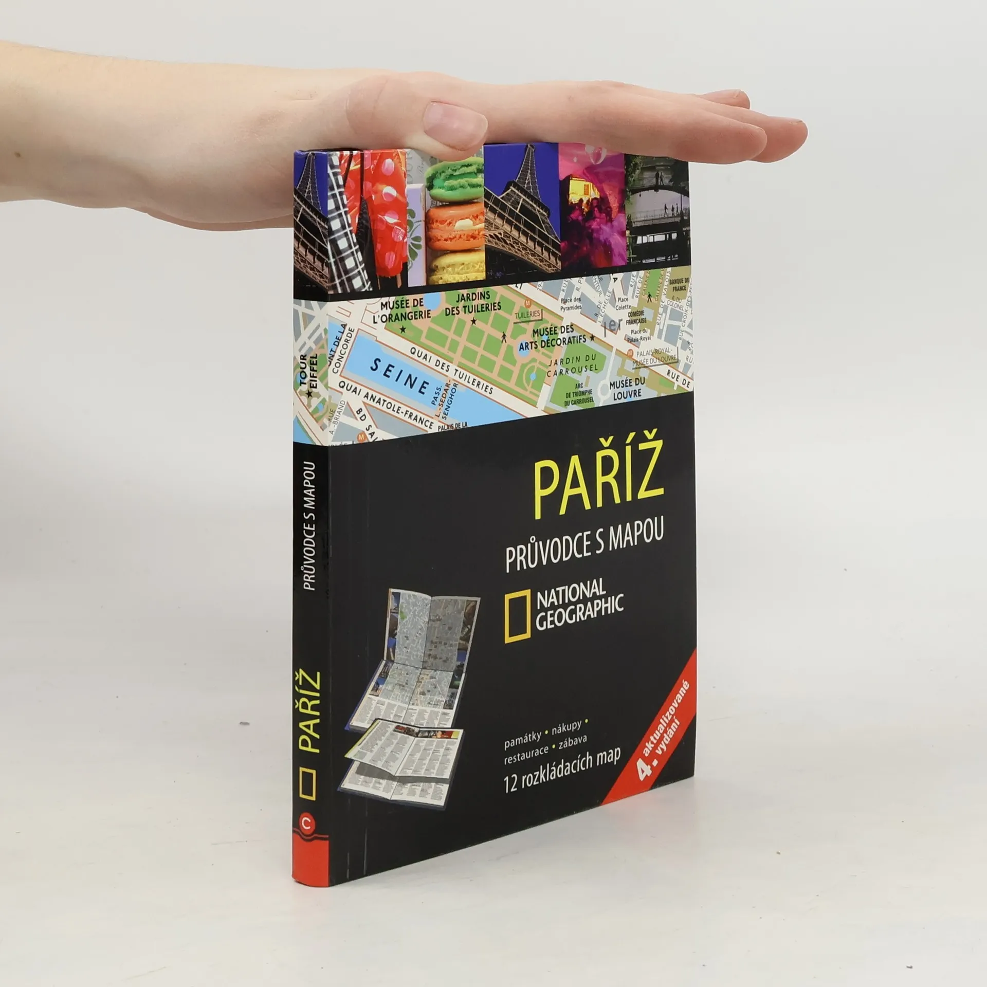 Paříž - průvodce s mapou | Kniha | Mélani Le Bris | CS