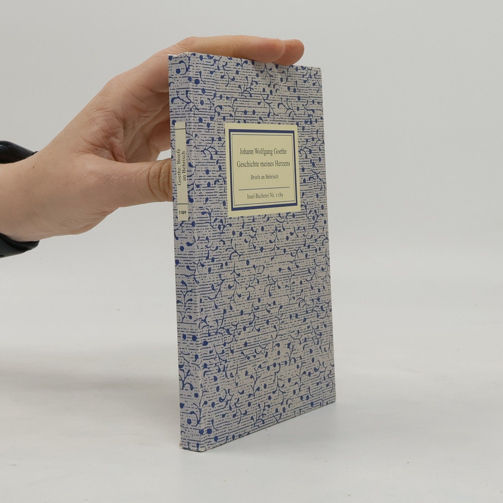 Johann Wolfgang von Goethe Geschichte meines Herzens