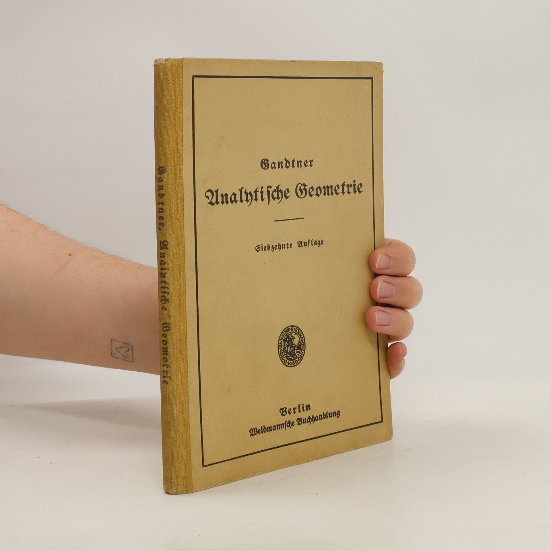 J. O. Gandtner Elemente der analytische Geometrie