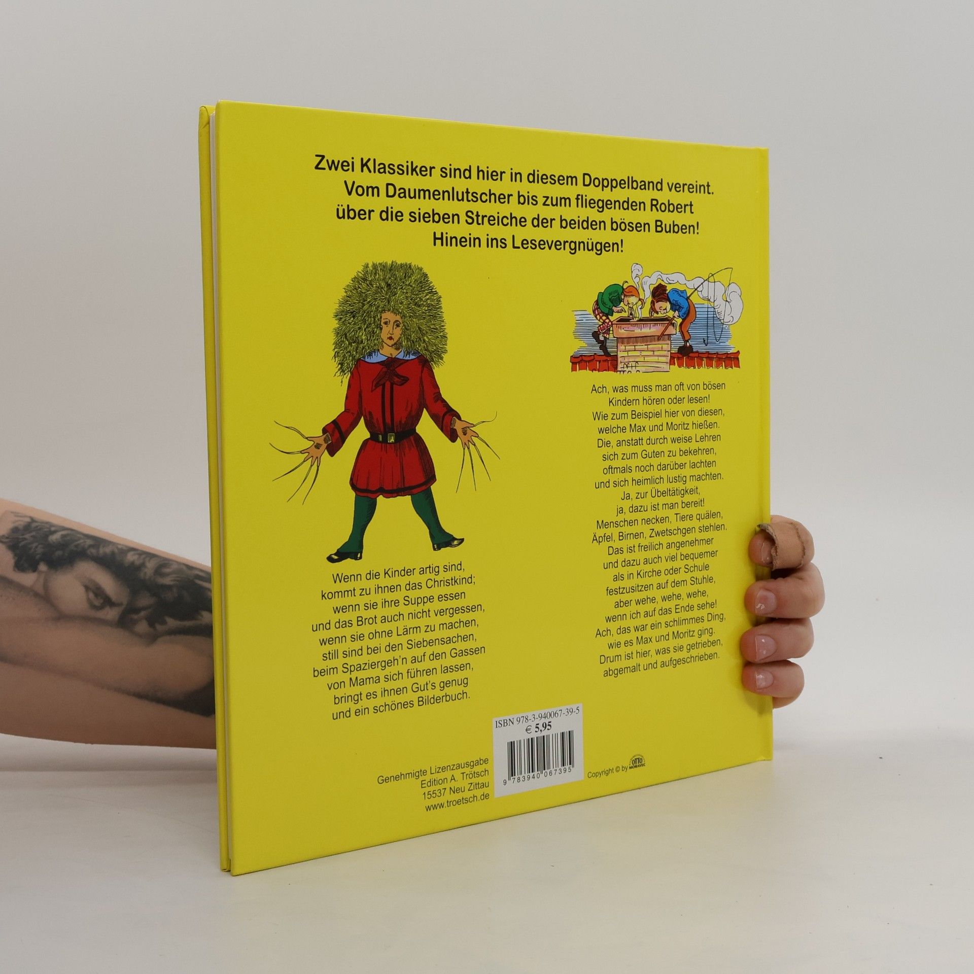 Heinrich Hoffmann Der Strüwwelpeter: Max und Moritz