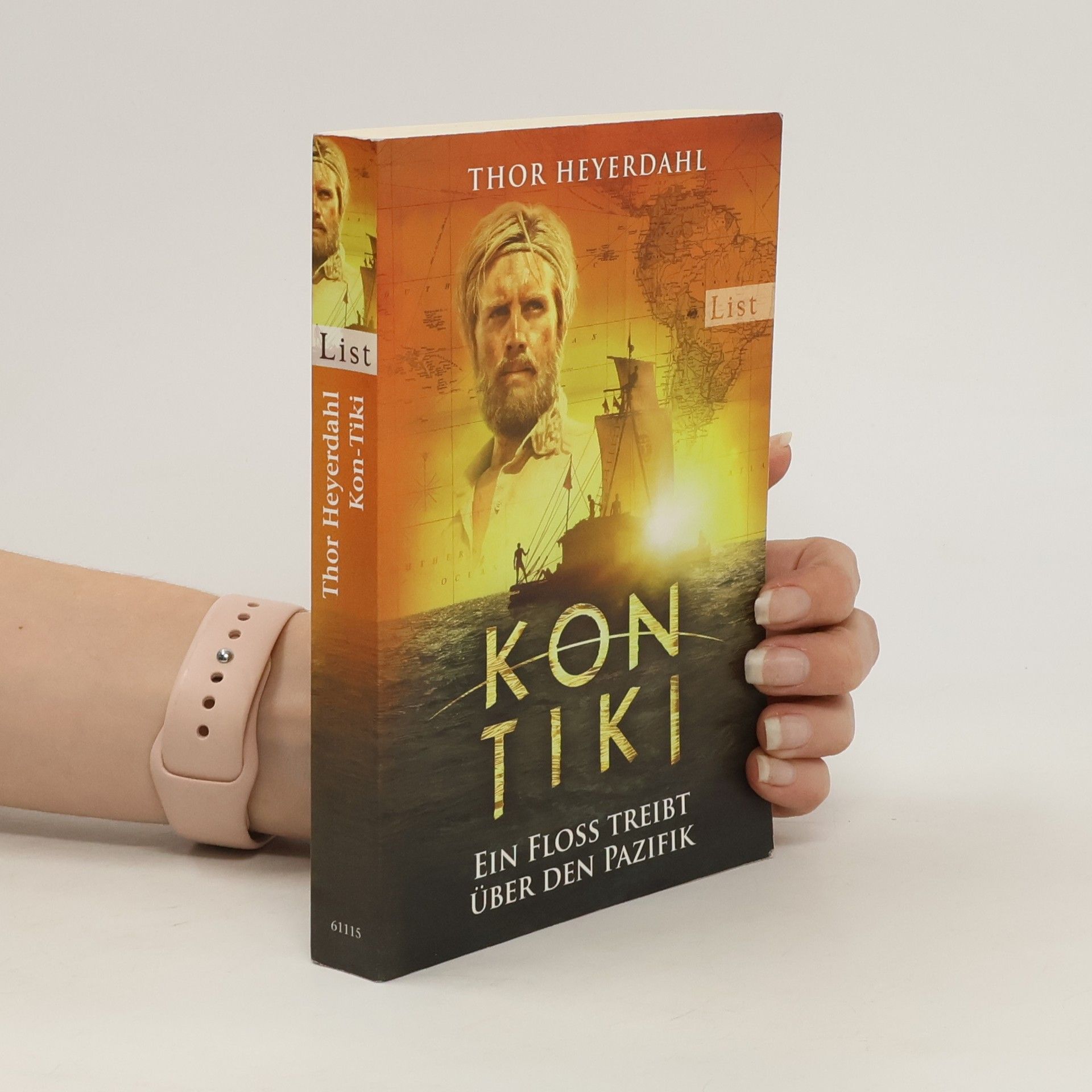 Thor Heyerdahl Kon-Tiki : ein Floß treibt über den Pazifik