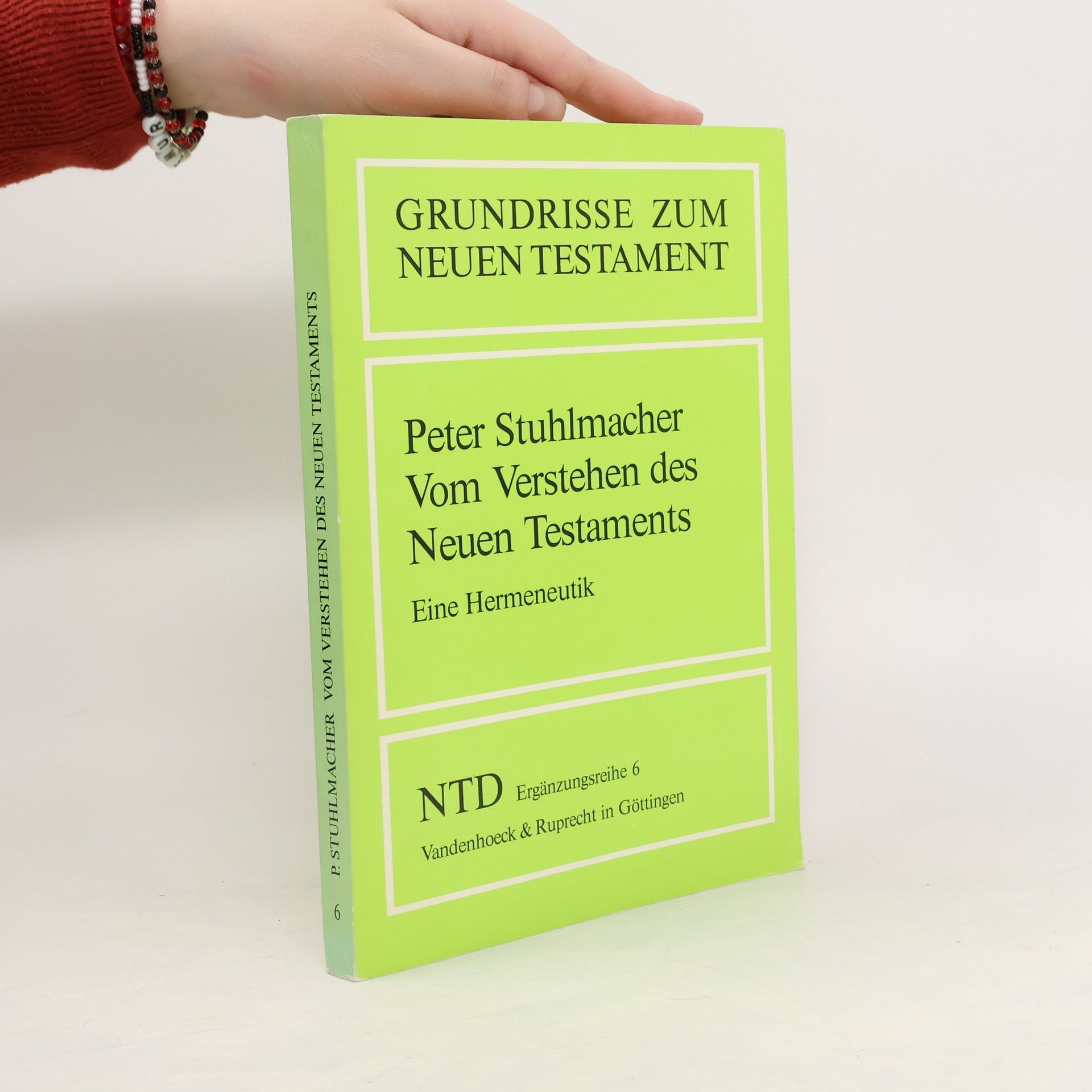 Peter Stuhlmacher Grundrisse zum Neuen Testament