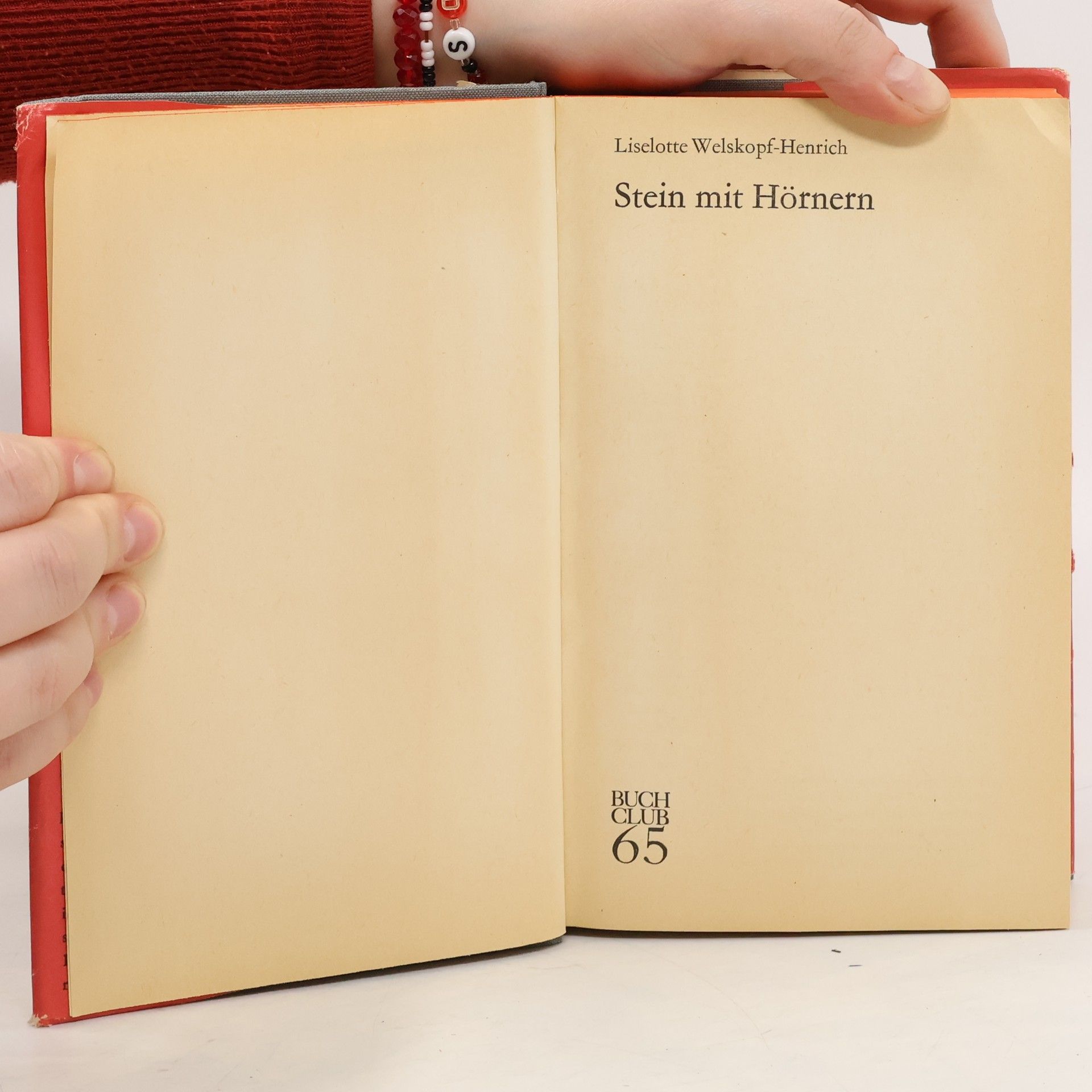 Liselotte Welskopfová-Henrichová Stein mit Hörnern