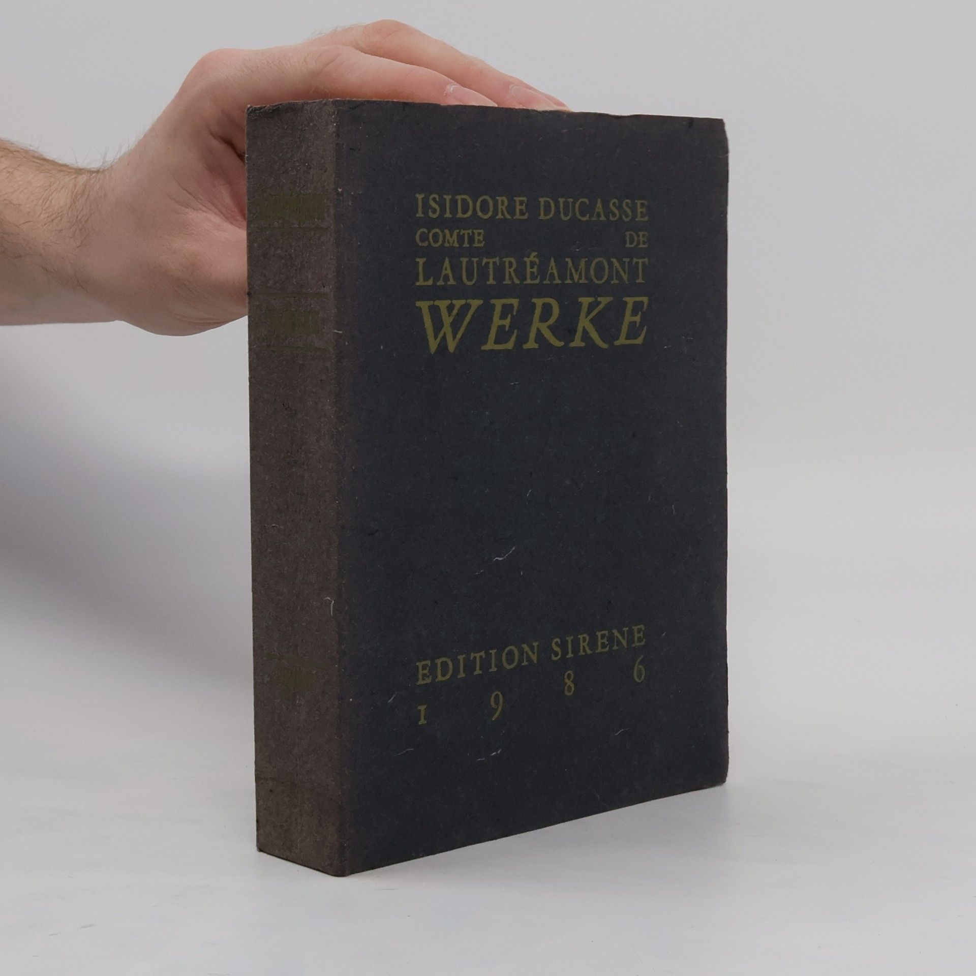 Isidore Ducasse Comte de Lautréamont Werke