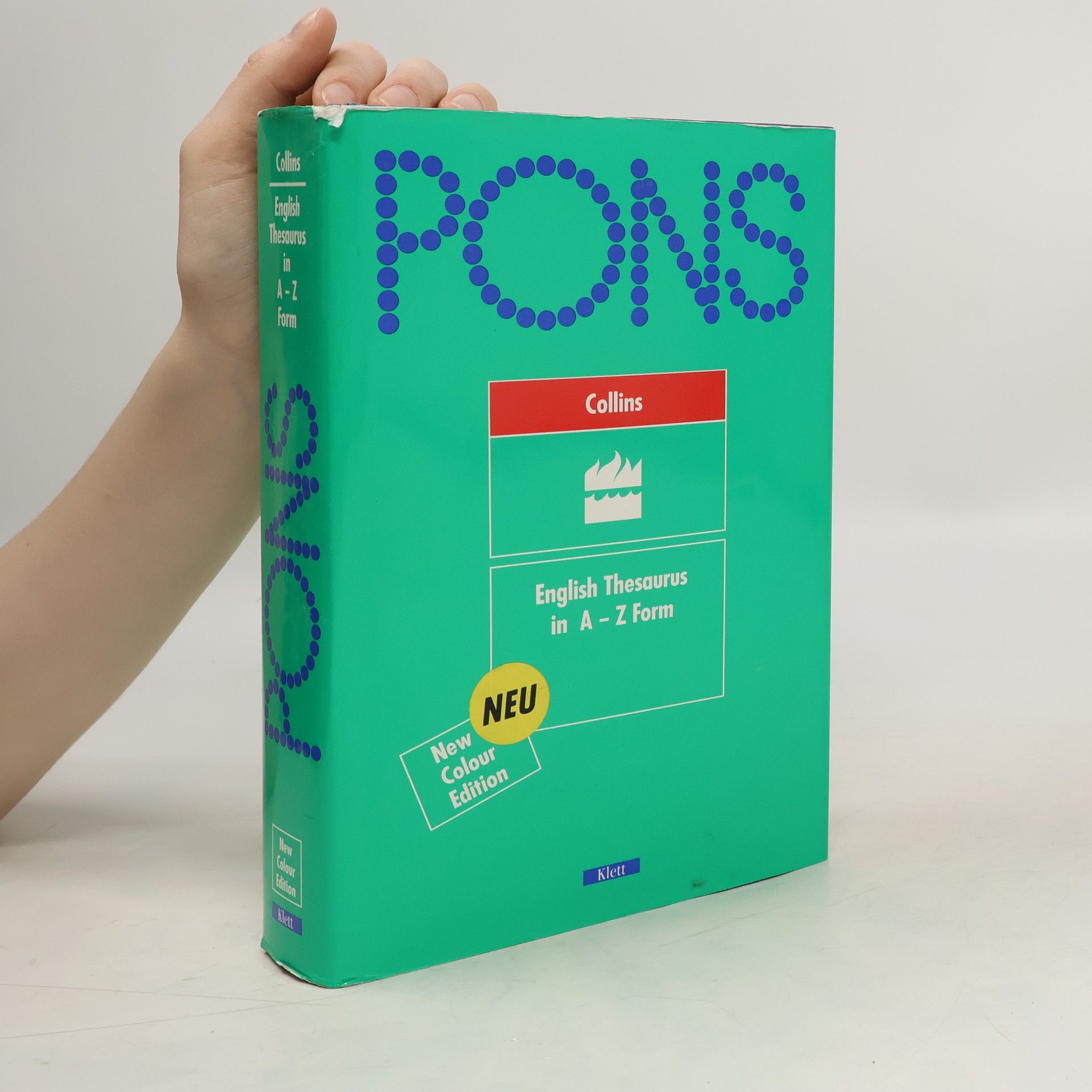 Collective PONS Collins English Thesaurus in A - Z Form.