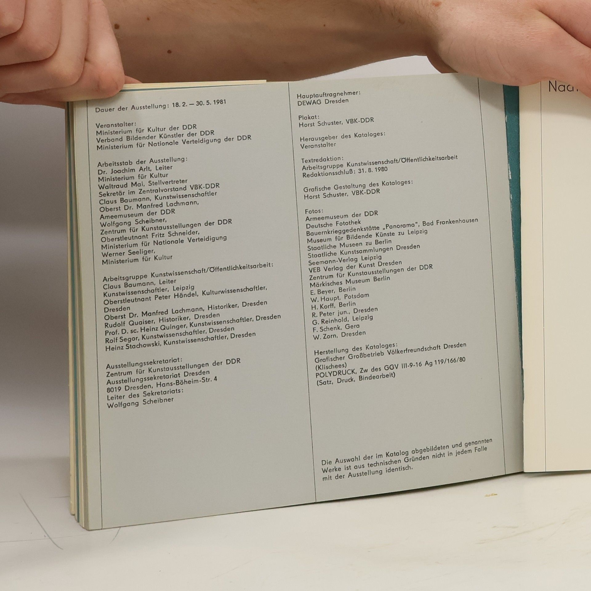 kolektiv Kunstausstellung zum 25. Jahrestag der Nationalen Volksarmee