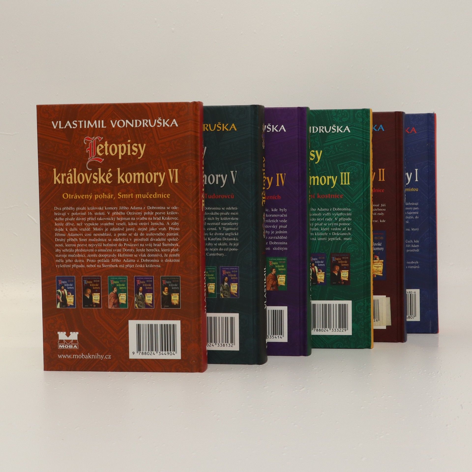 Vlastimil Vondruška Letopisy královské komory (I.-VI. díl v šesti svazcích)