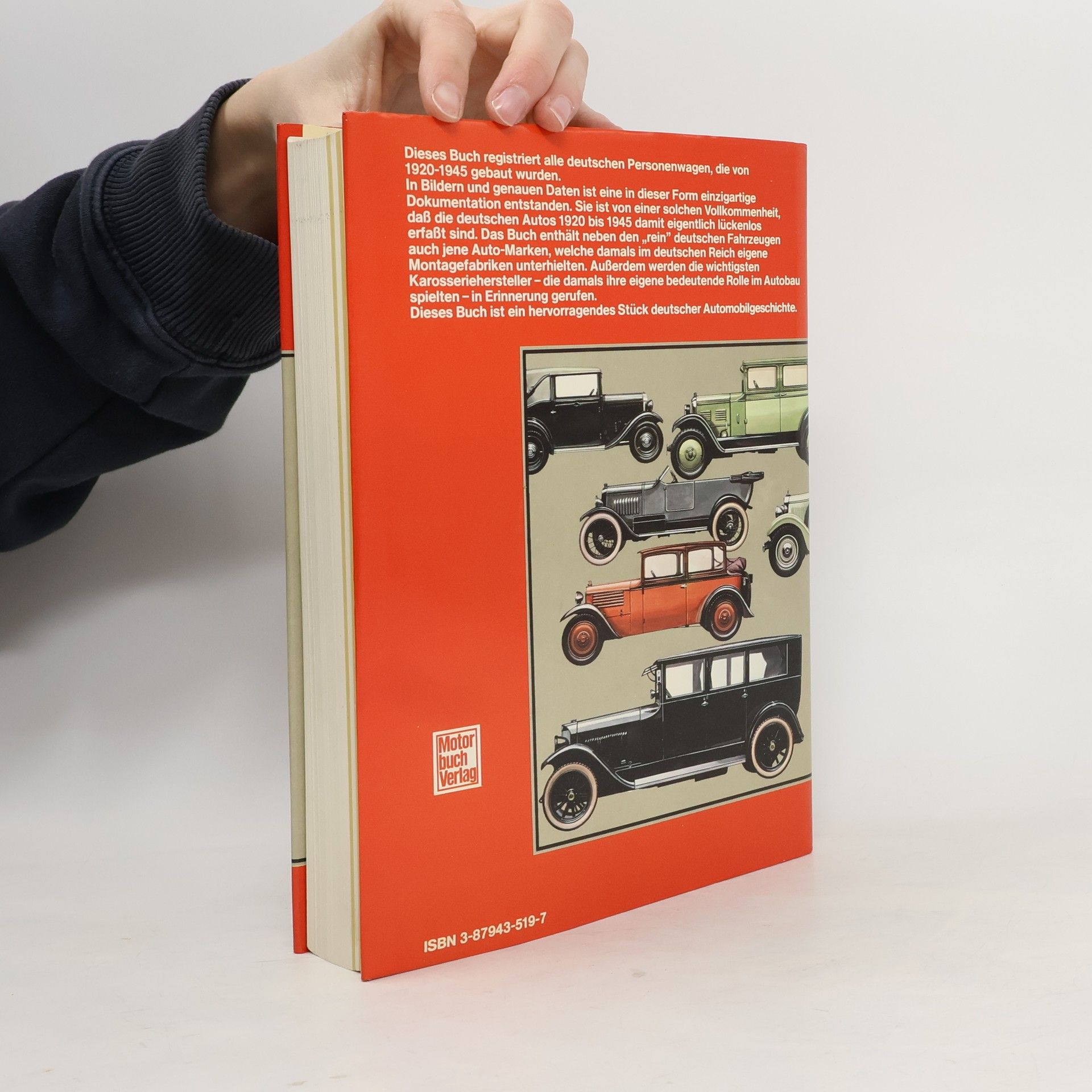 Werner Oswald Deutsche Autos 1920 - 1945 [neunzehnhundertzwanzig bis neunzehnhundertfünfundvierzig]