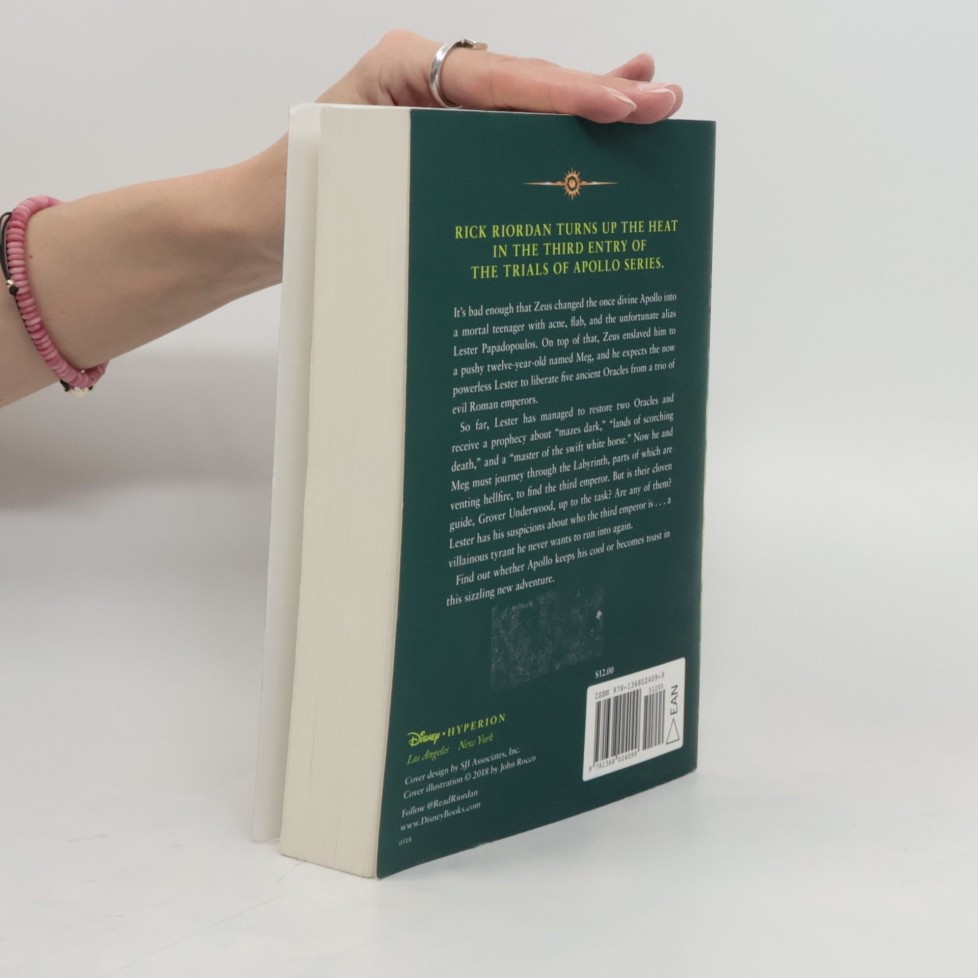 Rick Riordan Trials Of Apollo 3. The Burning Maze