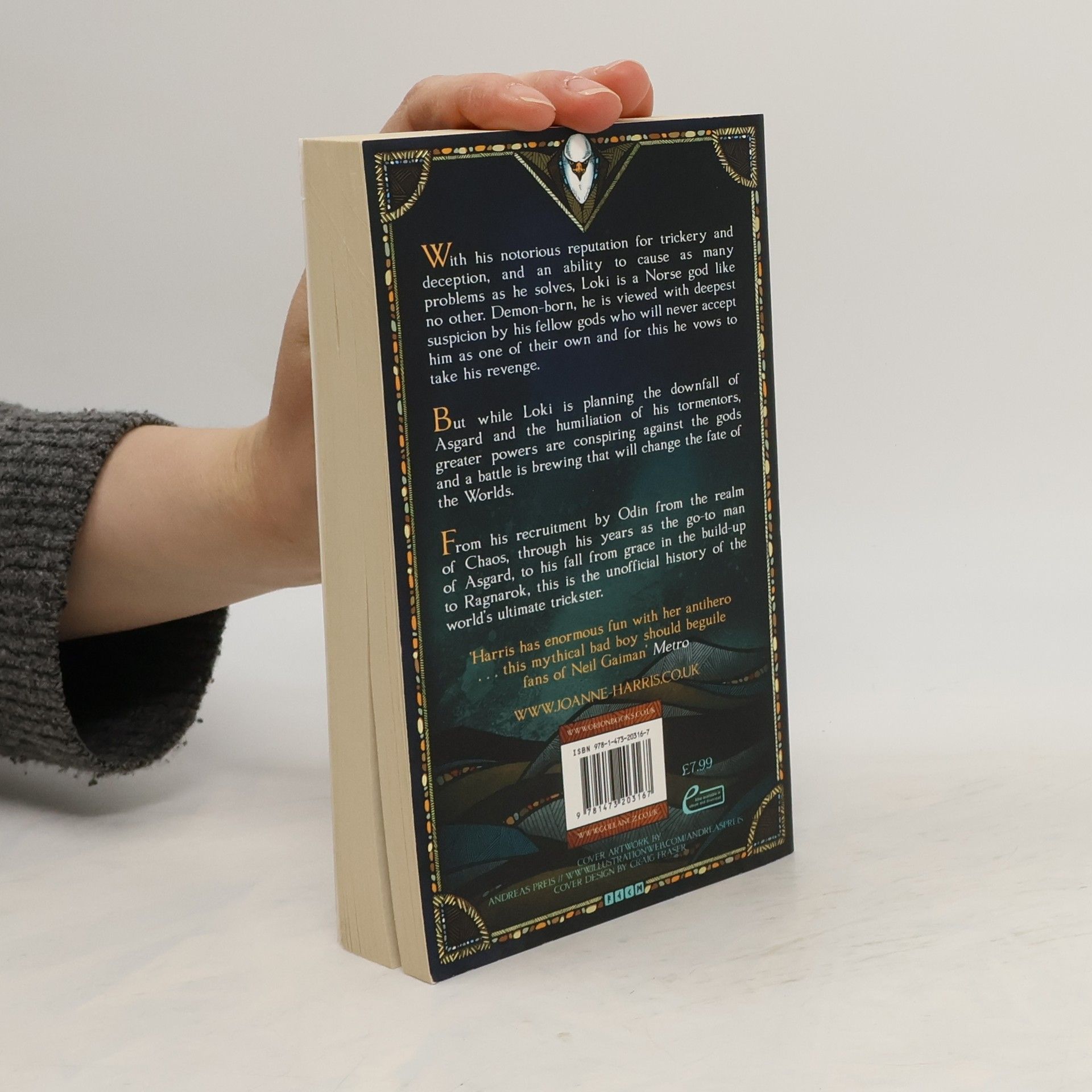 Joanne Harris The Gospel of Loki