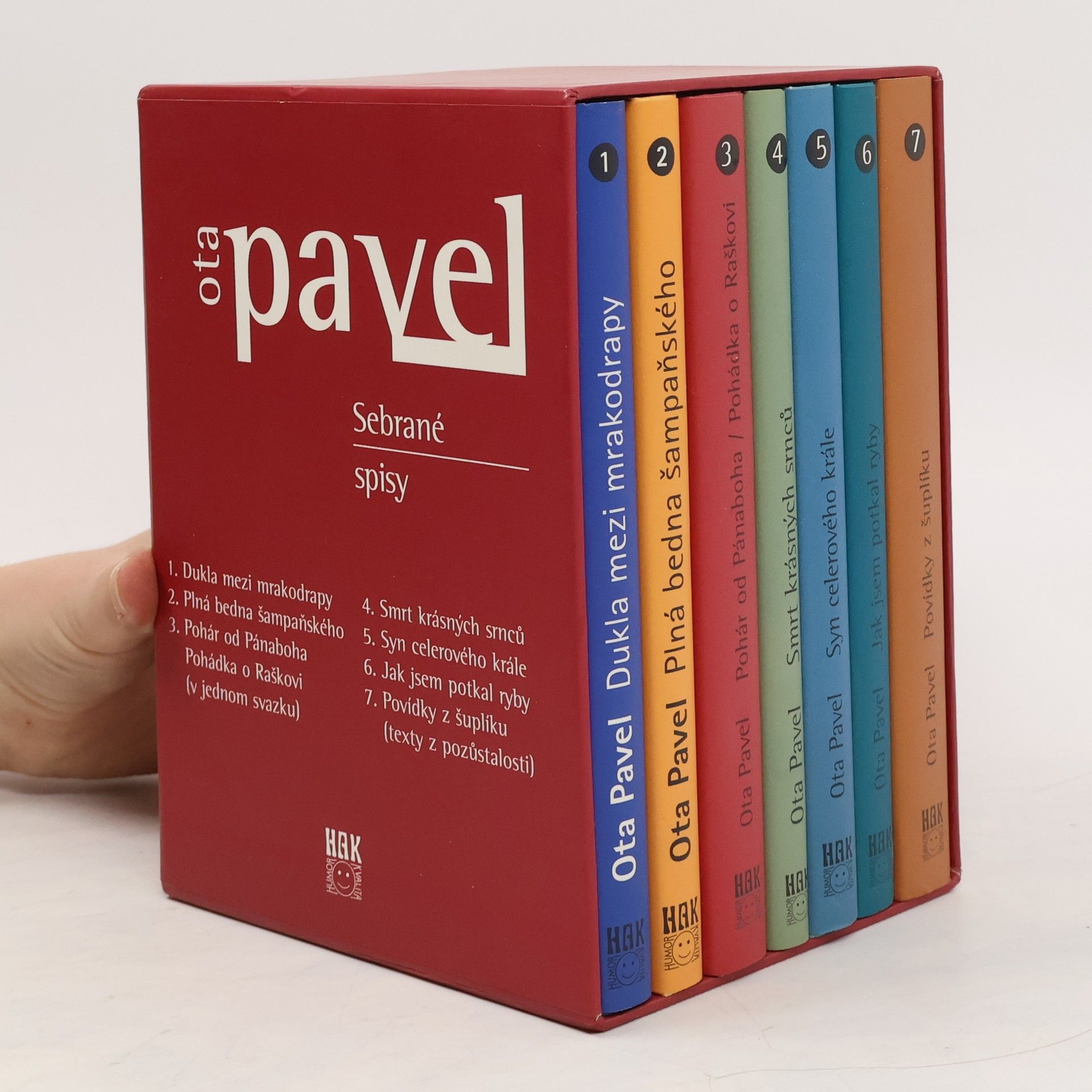 Ota Pavel Sebrané spisy. Ota Pavel. 1-7 (7 svazků v boxu)