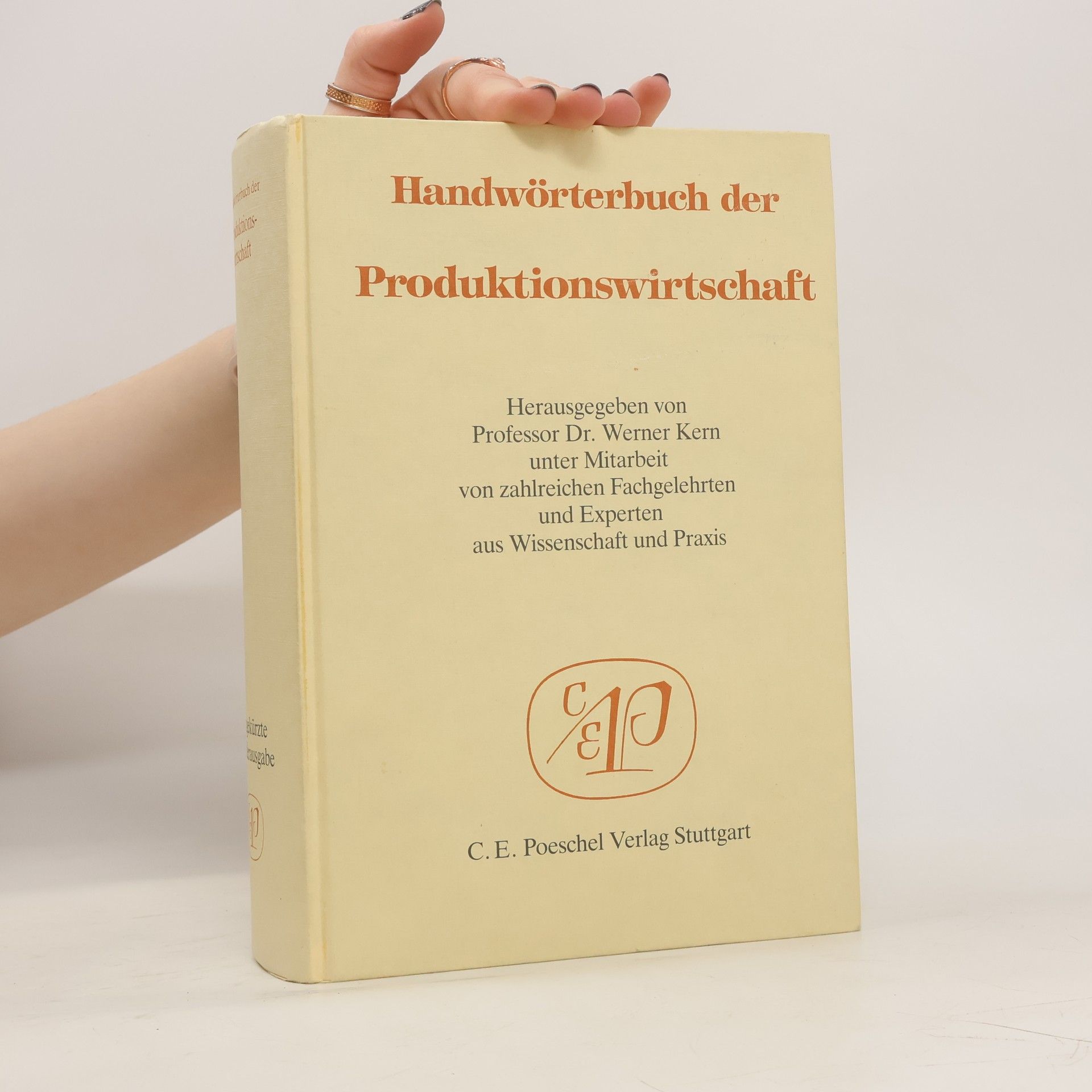 Werner Kern Handwörterbuch der Produktionswirtschaft