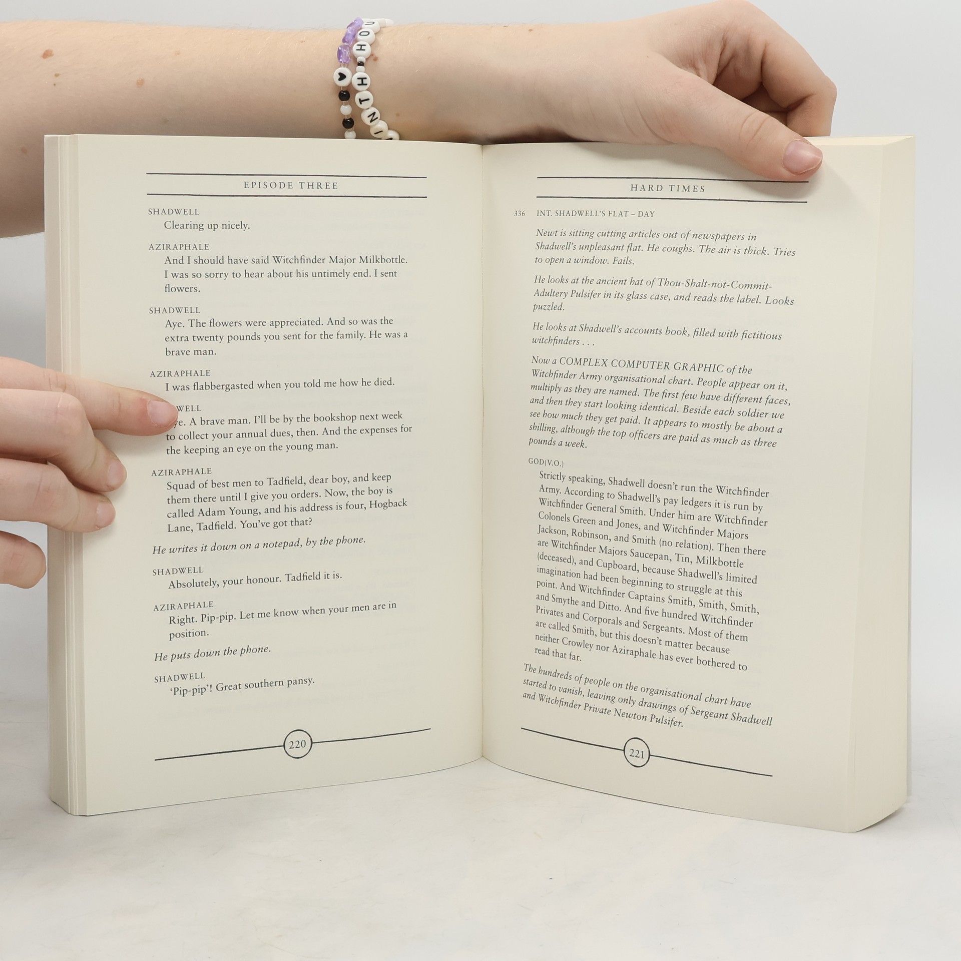 Neil Gaiman The Quite Nice and Fairly Accurate Good Omens Script Book