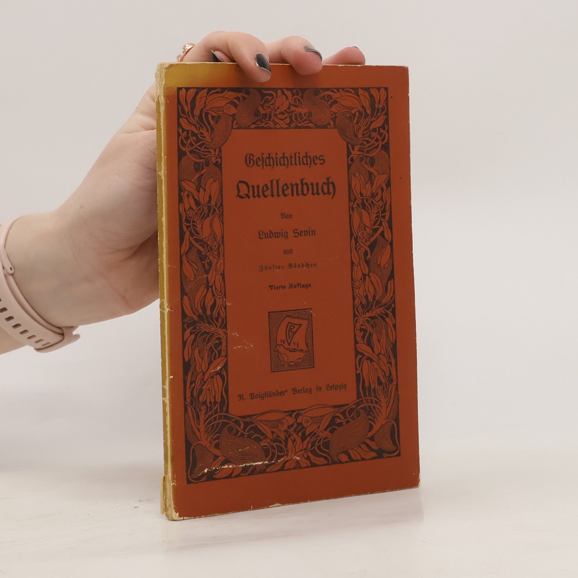 Ludwig Sevin Geschichtliches Quellenbuch