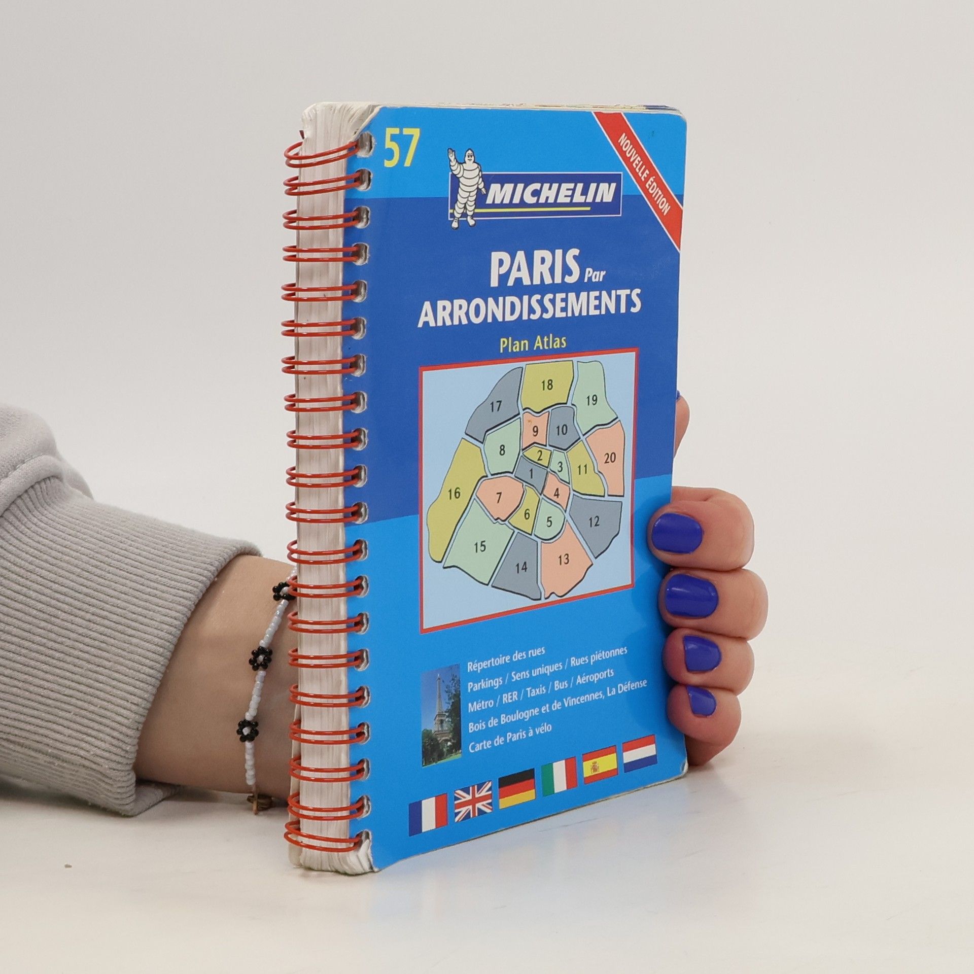 kolektiv Michelin Paris Par Arrondissements Plan Atlas