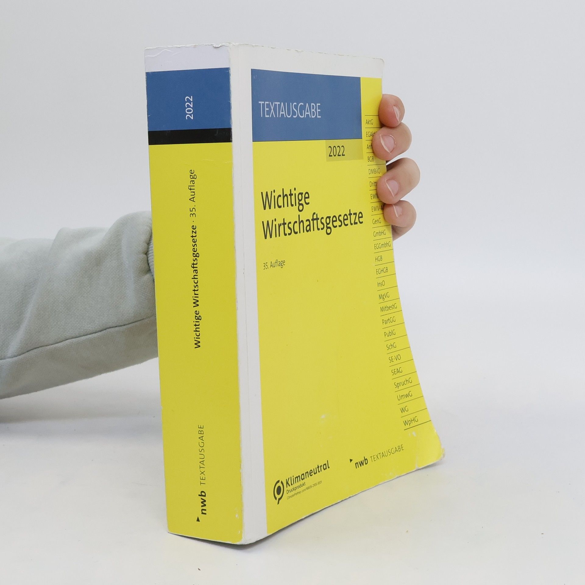 kolektiv Wichtige Wirtschaftsgesetze
