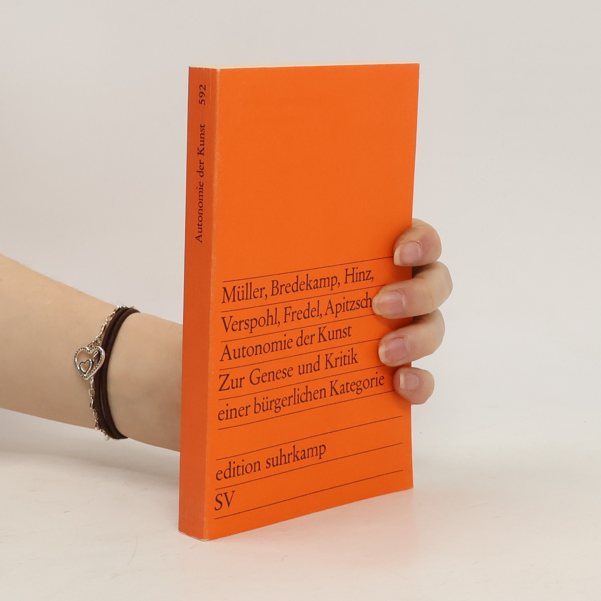 AA.VV. Autonomie der Kunst. Zur Genese und Kritik