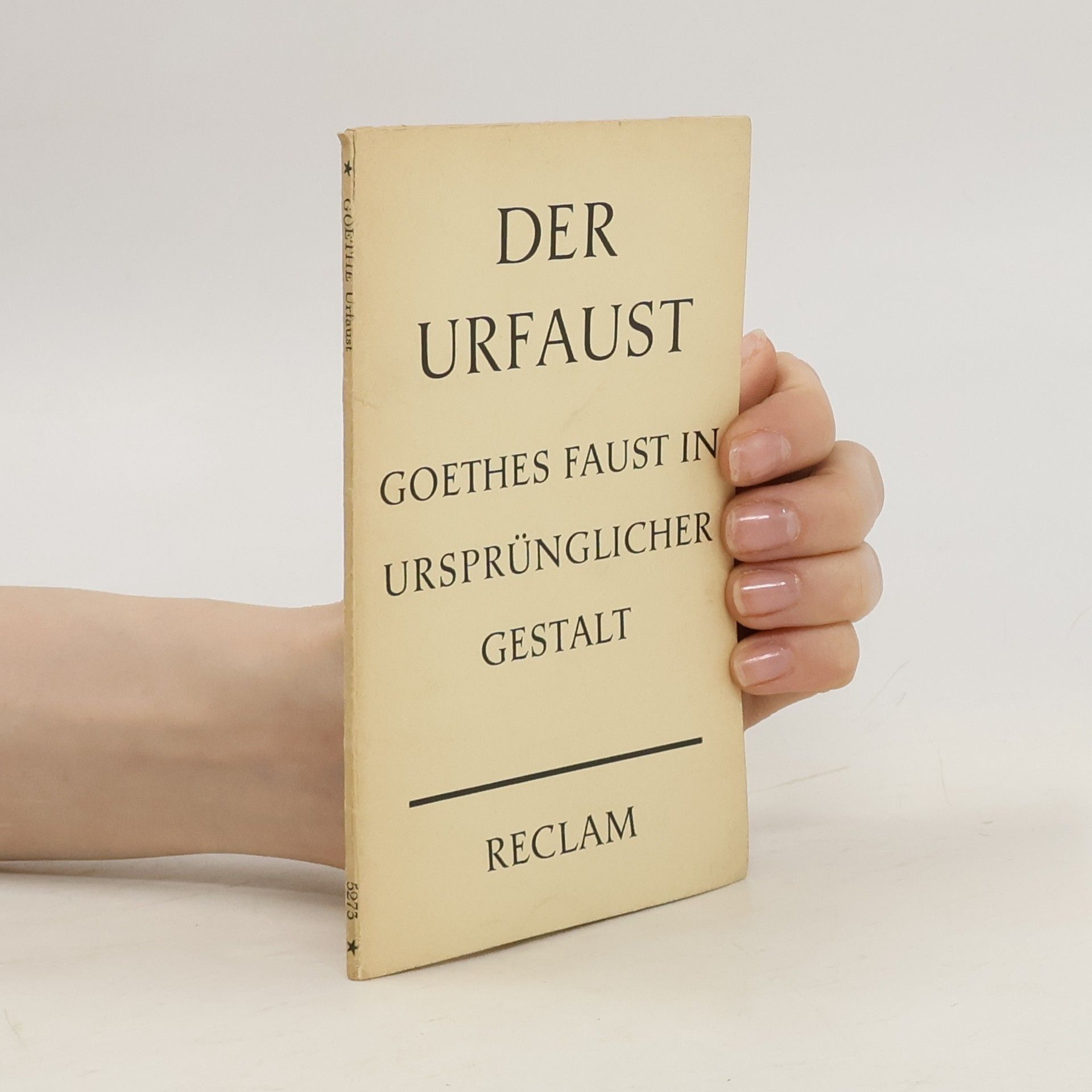 Johann Wolfgang von Goethe Der Urfaust