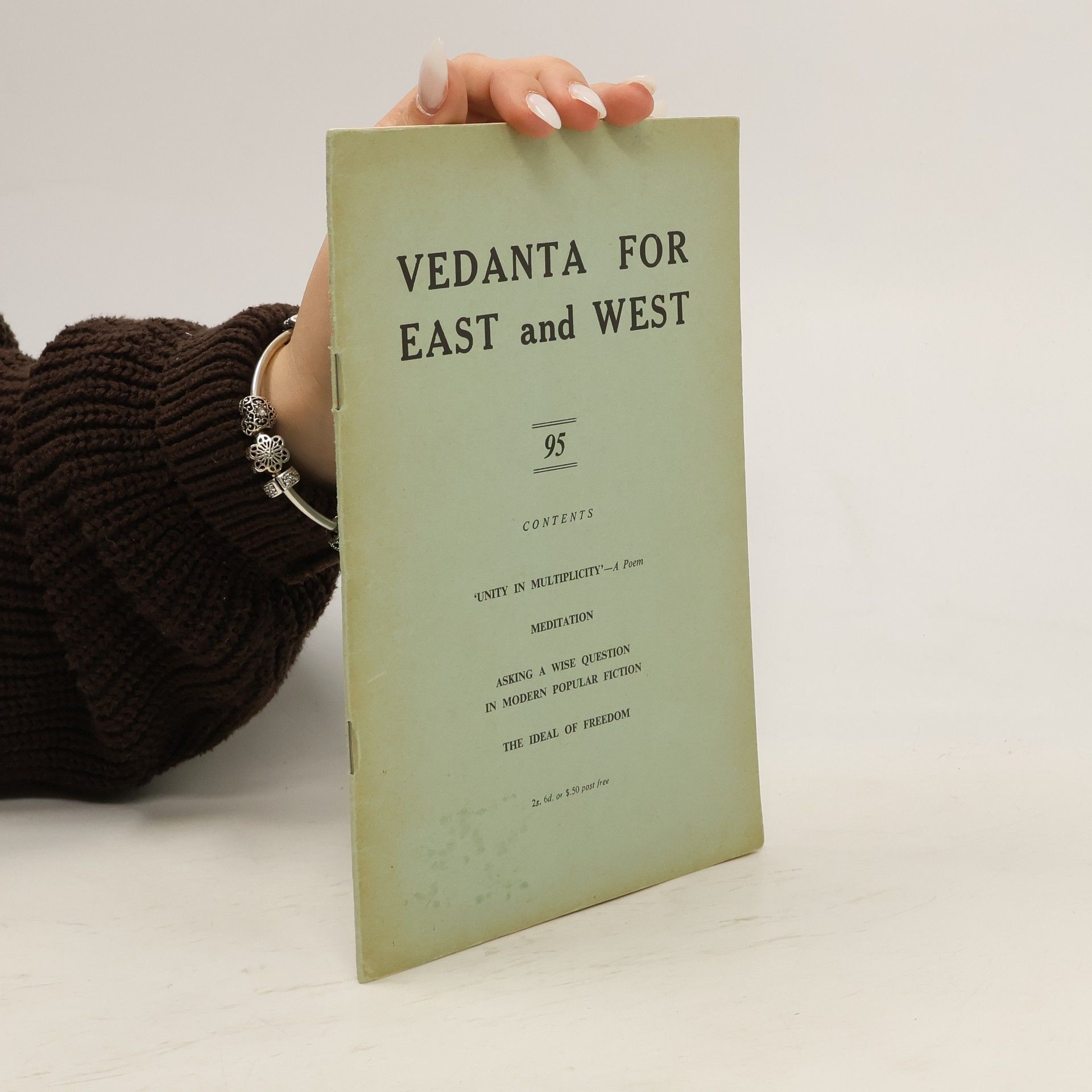 Sarvepalli Radhakrishnan Vendata for East and West 95