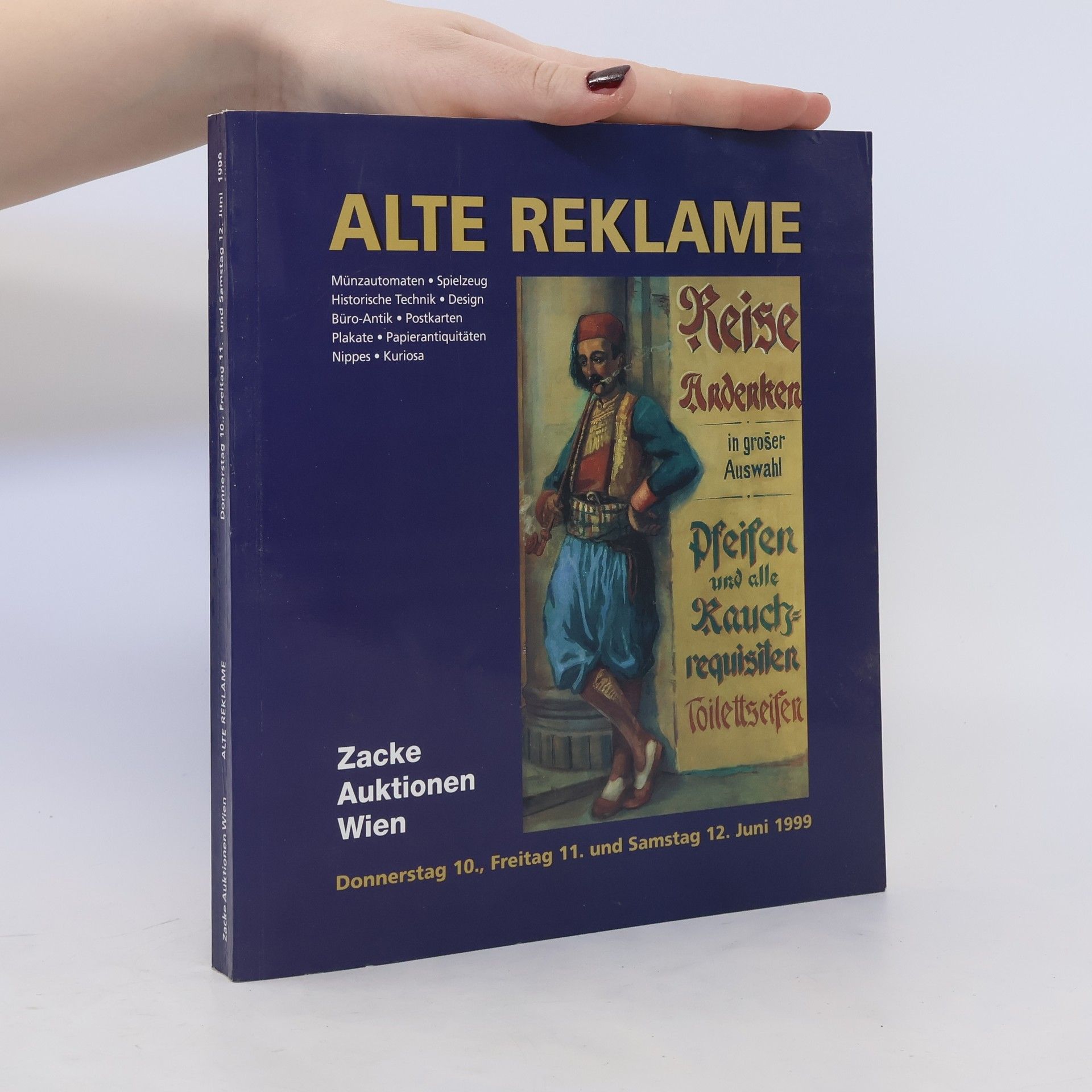 Alexander Zacke Alte Reklame. Zacke Auktionen Wien