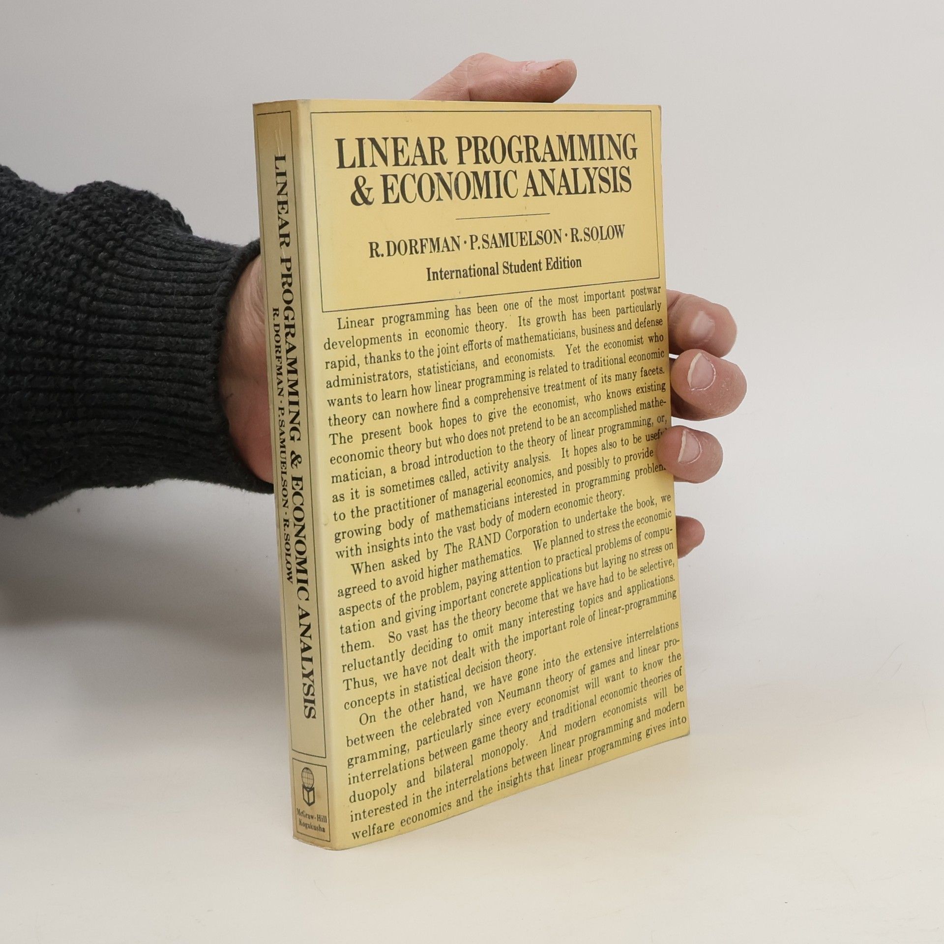Robert Dorfman Linear Programming & Economic Analysis