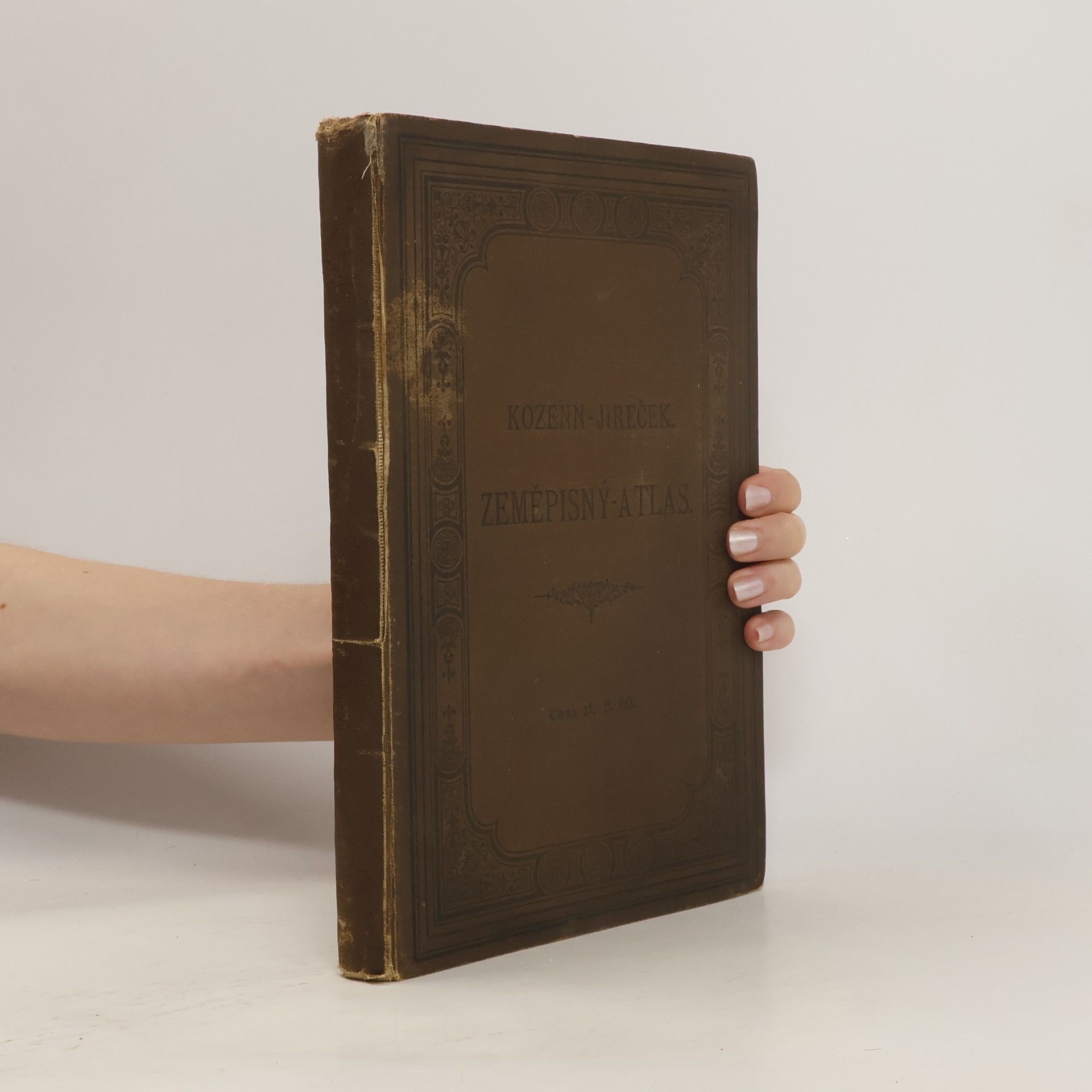 Josef Jireček B. Kozennův zeměpisný atlas pro školy střední Zeměpisný-atlas