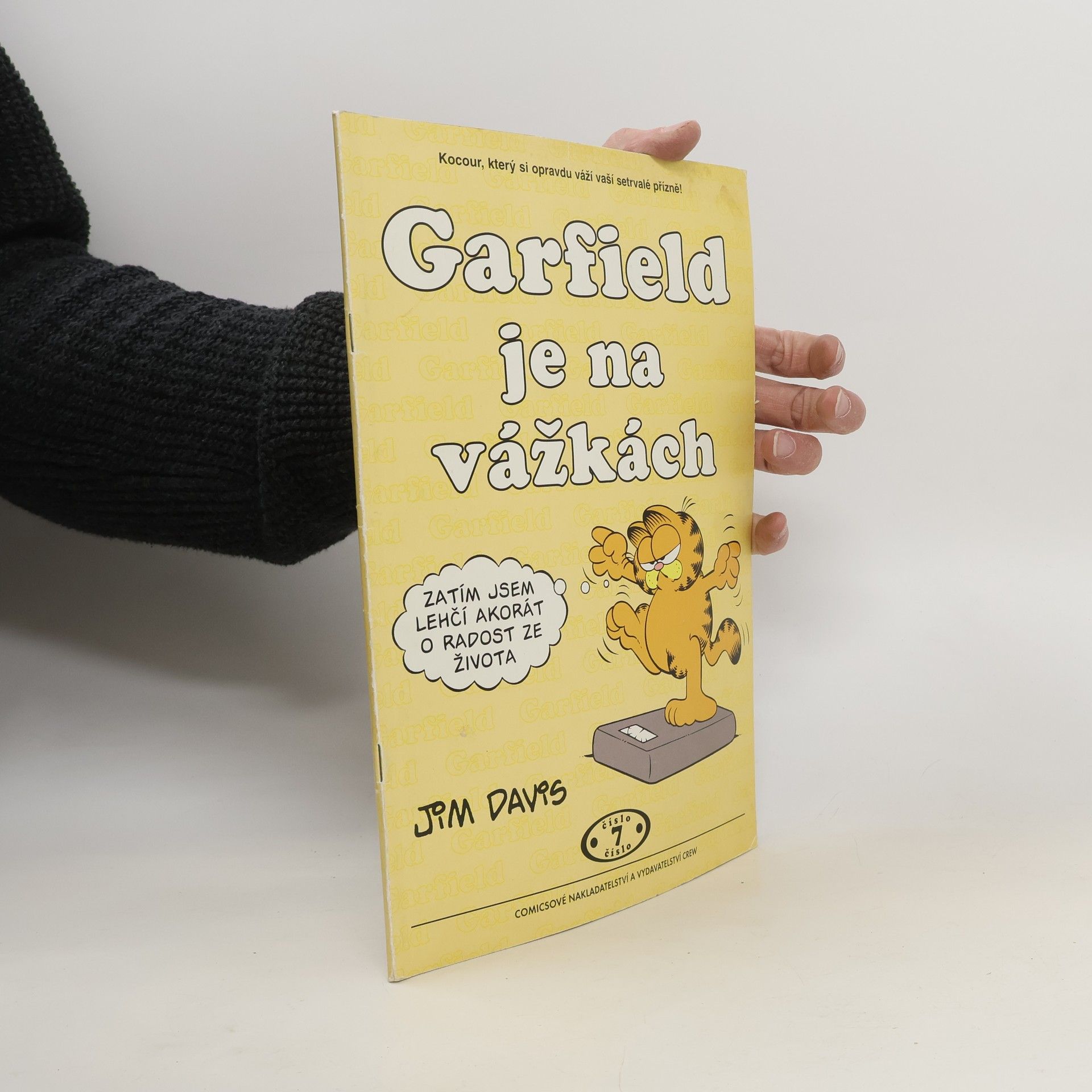Jim Davis Garfield je na vážkách