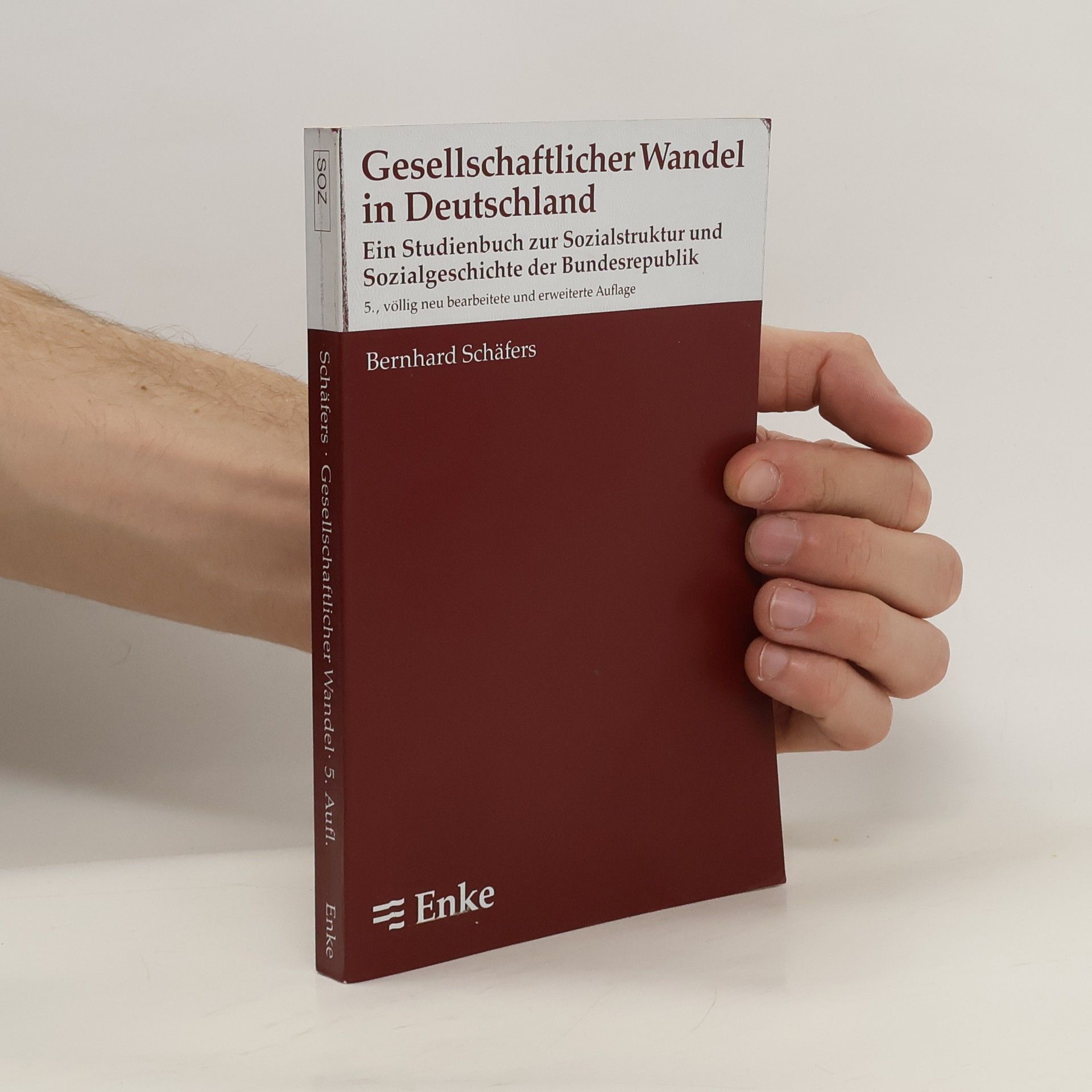 Bernhard Schäfers Gesellschaftlicher Wandel in Deutschland: ein Studienbuch zur Sozialstruktur und Sozialgeschichte der Bundesrepublik