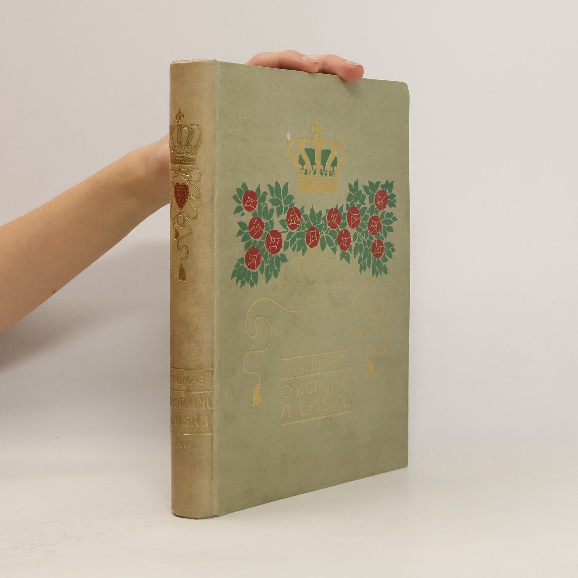 Alexandre Dumas O korunu a lásku se 116 dřevoryty J. Huyota