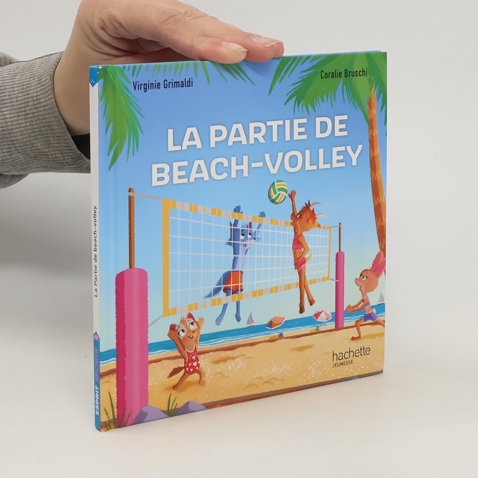 Virginie Grimaldi La partie de beach-volley