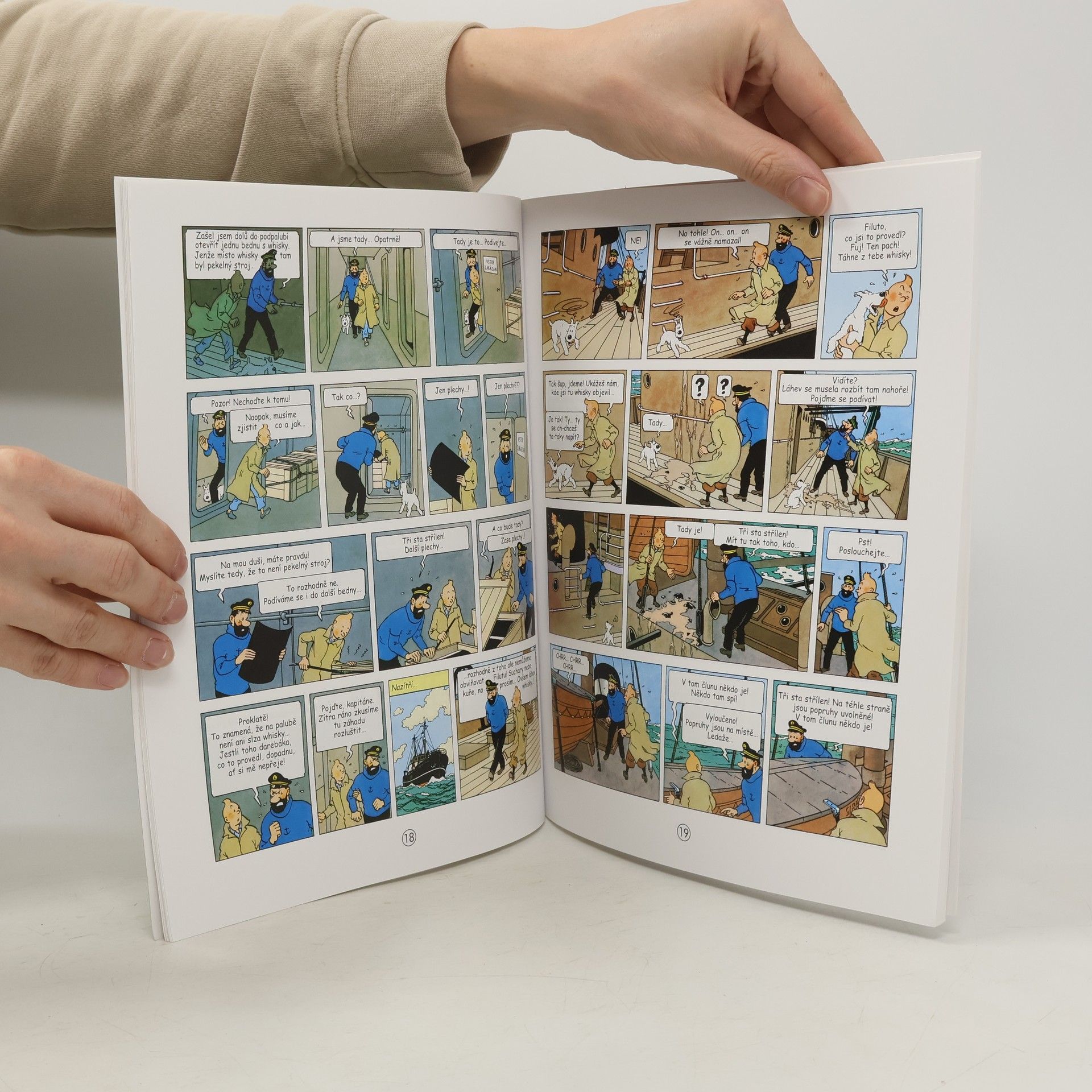 Hergé Poklad Rudého Rackhama