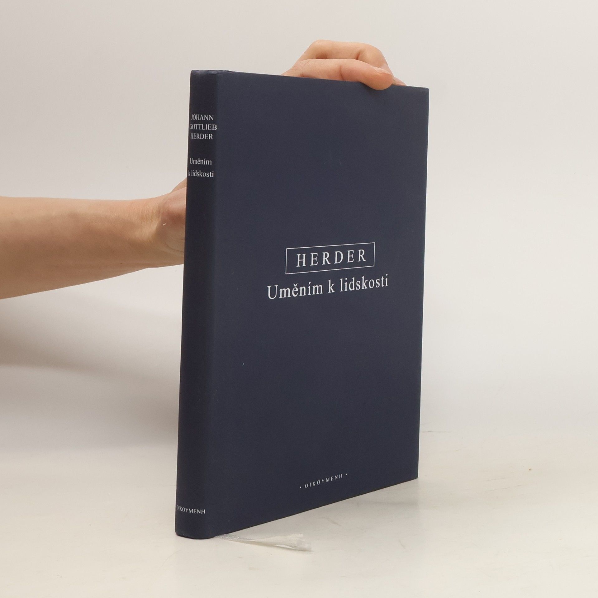Johann Gottfried Herder Uměním k lidskosti: úvahy o jazyce a literatuře